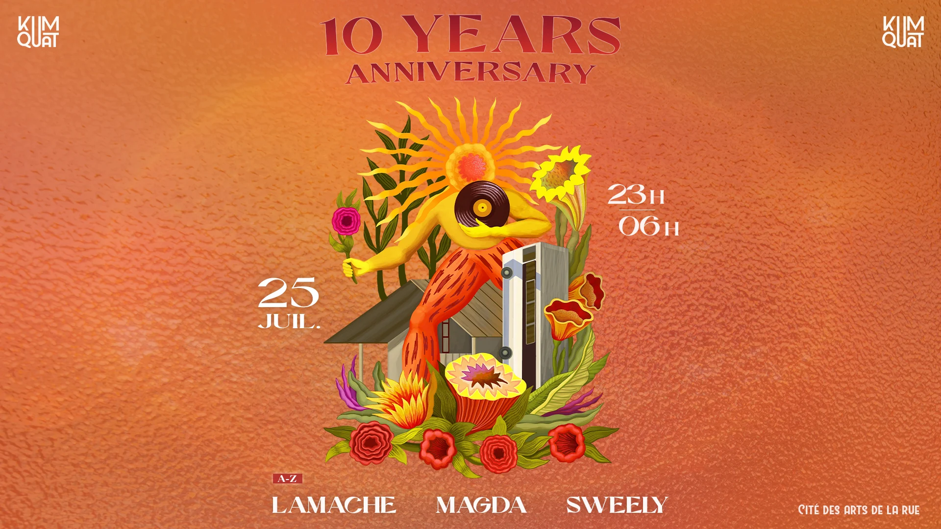 Kumquat 10 Years • Round 2/3 • W/ Sweely, Magda, Lamache Cover