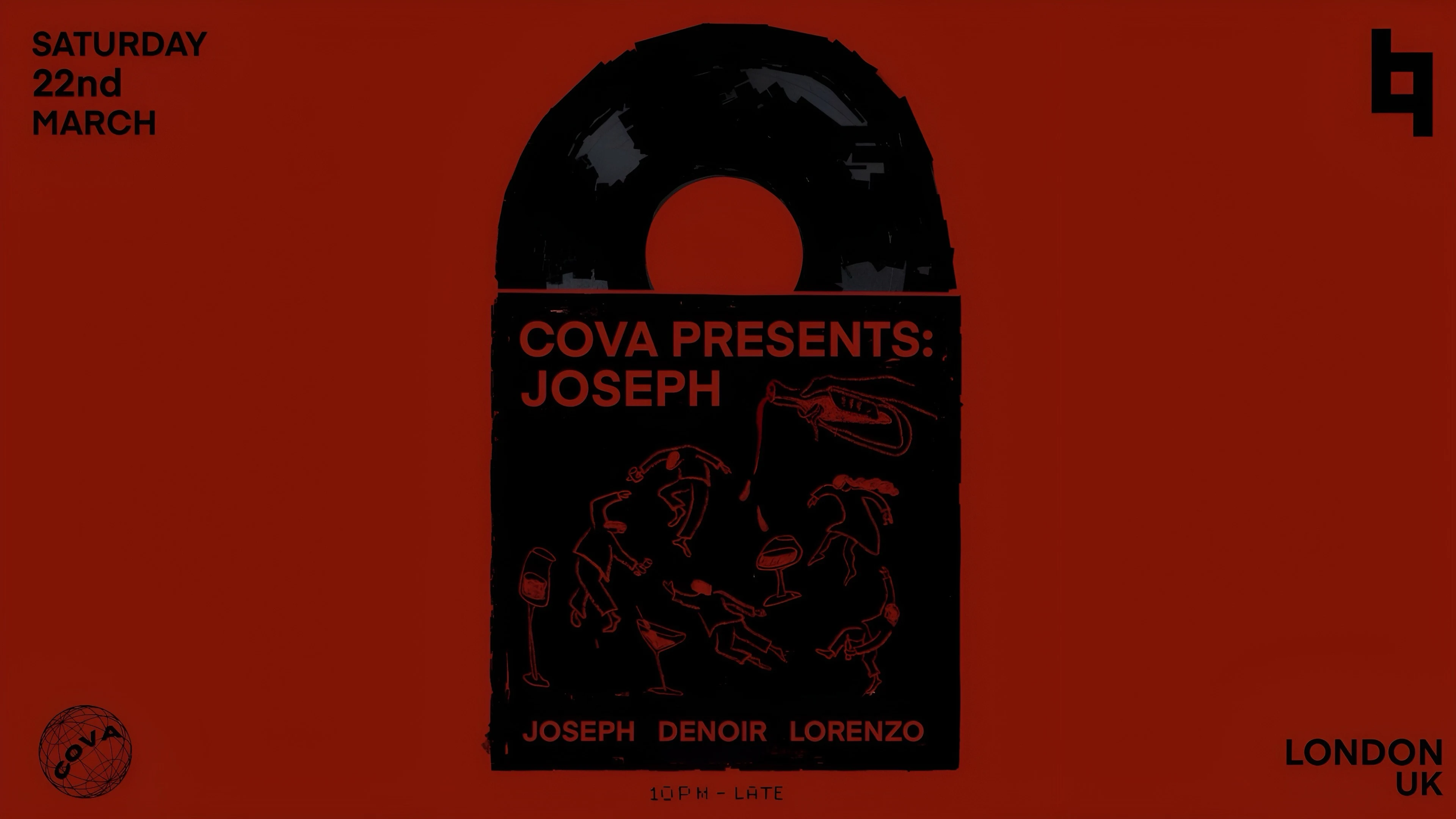 Cova Presents : Joseph Cover
