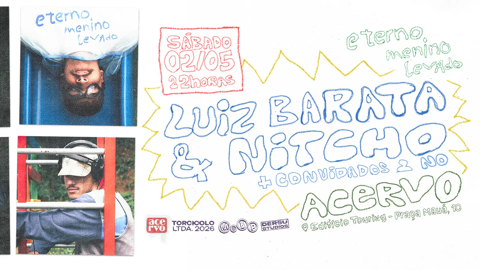 Acervo Apresenta: Luiz Barata & Nitcho (+Convidados) Cover