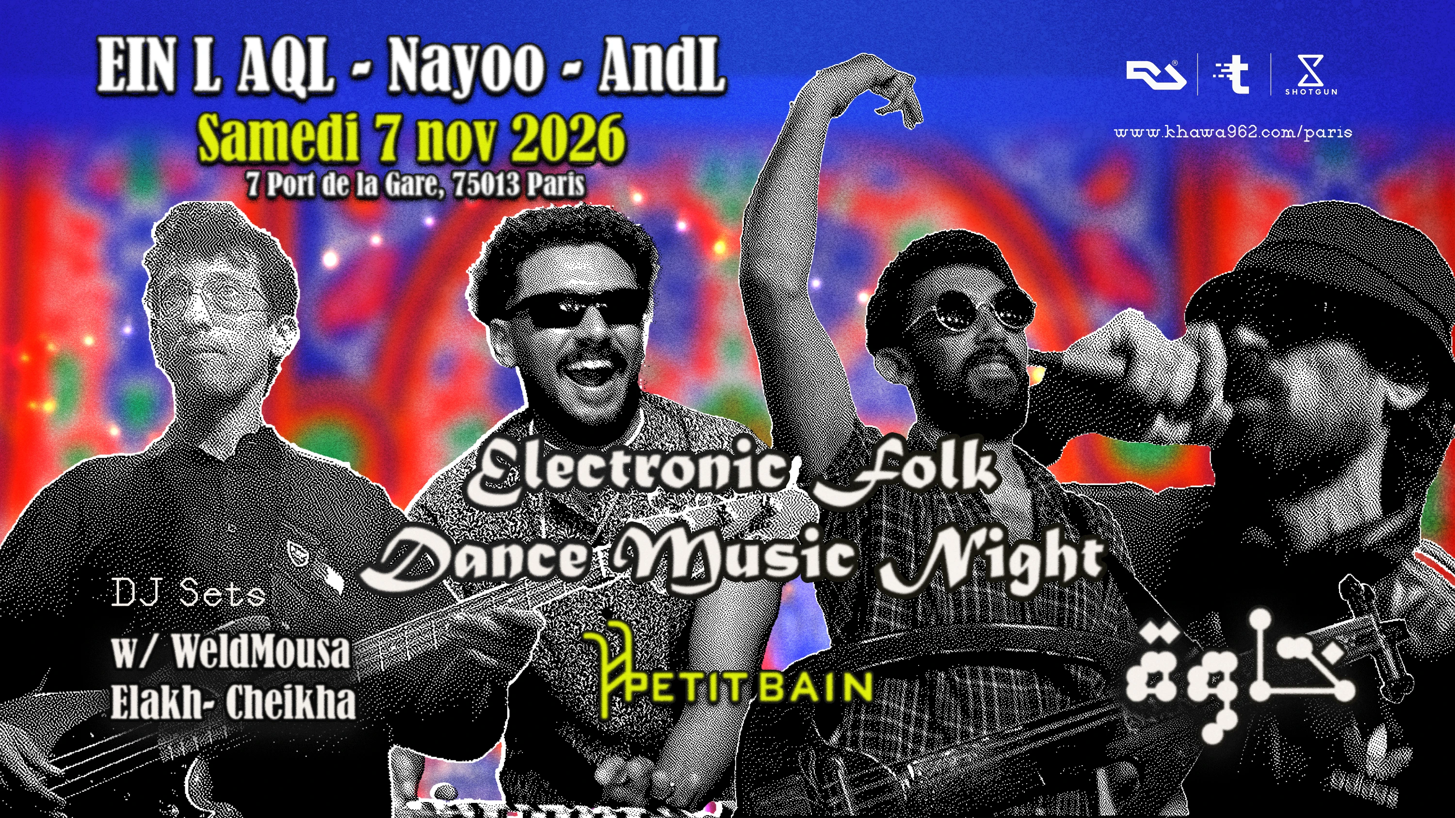 Electronic Folk Dance Music Night Cover