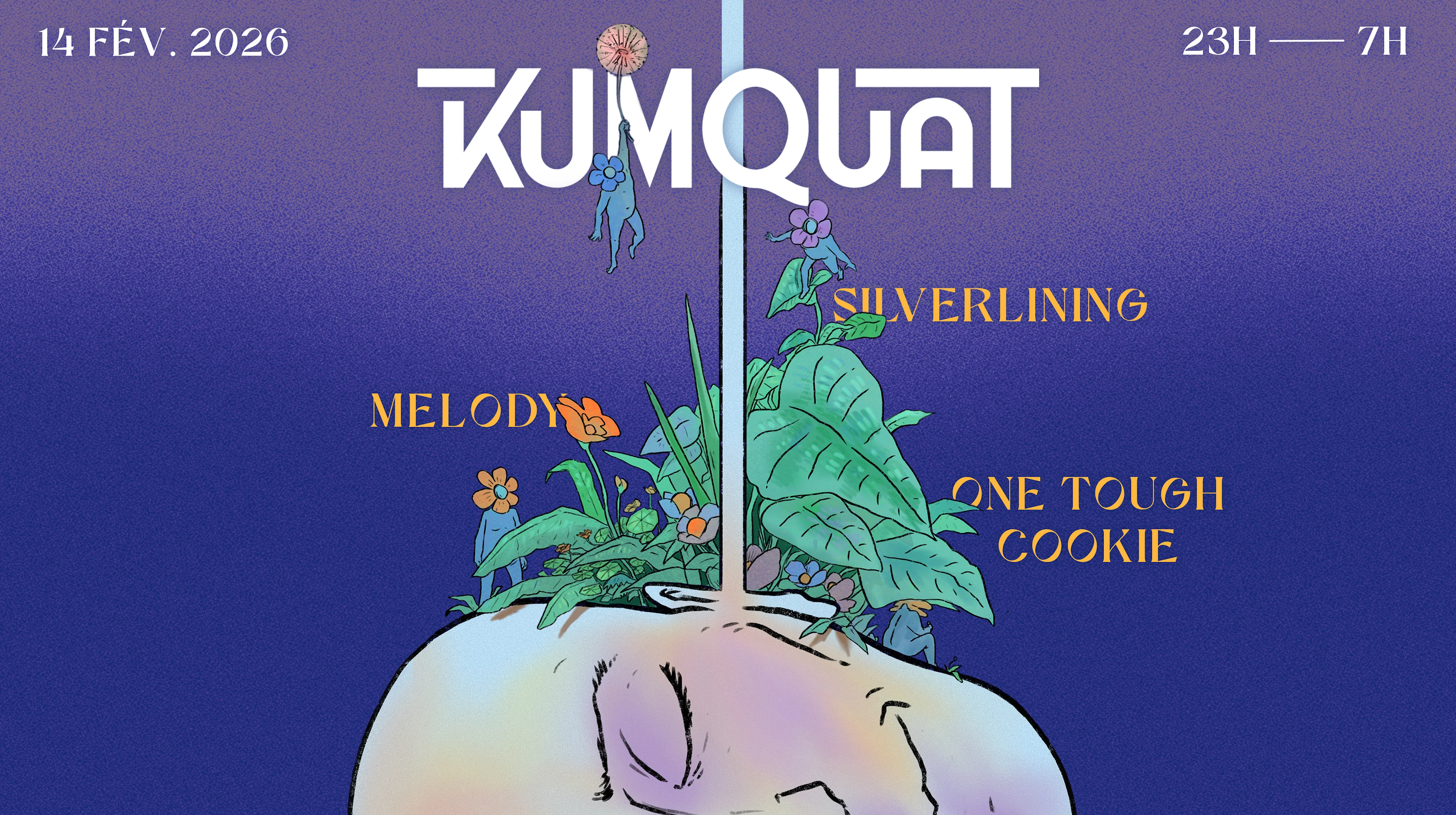 Kumquat Starts 2026 W/Silverlining, Melody, One Tough Cookie Cover