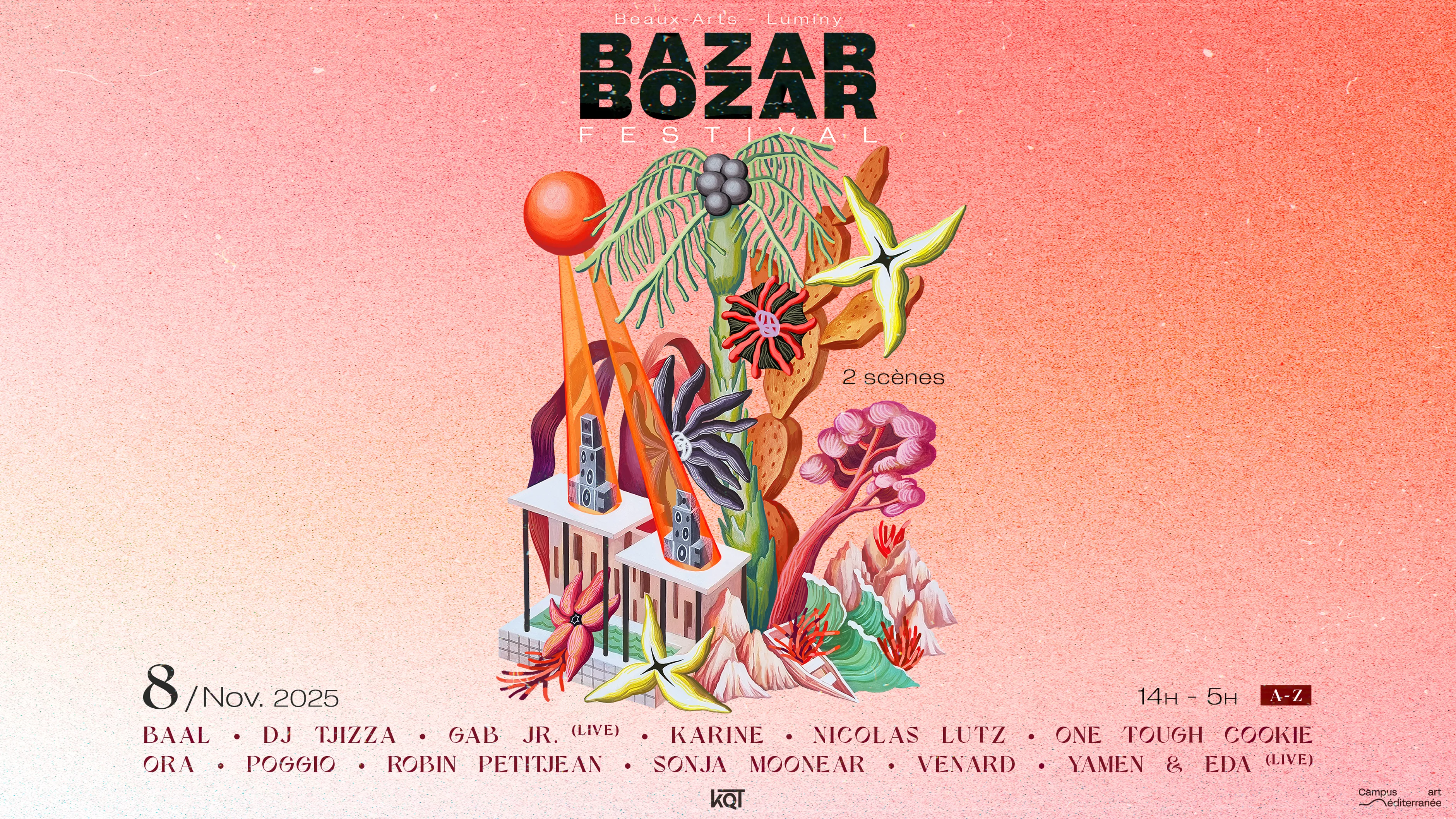Bazar Bozar Festival • 08/11/25 • Marseille Luminy Cover