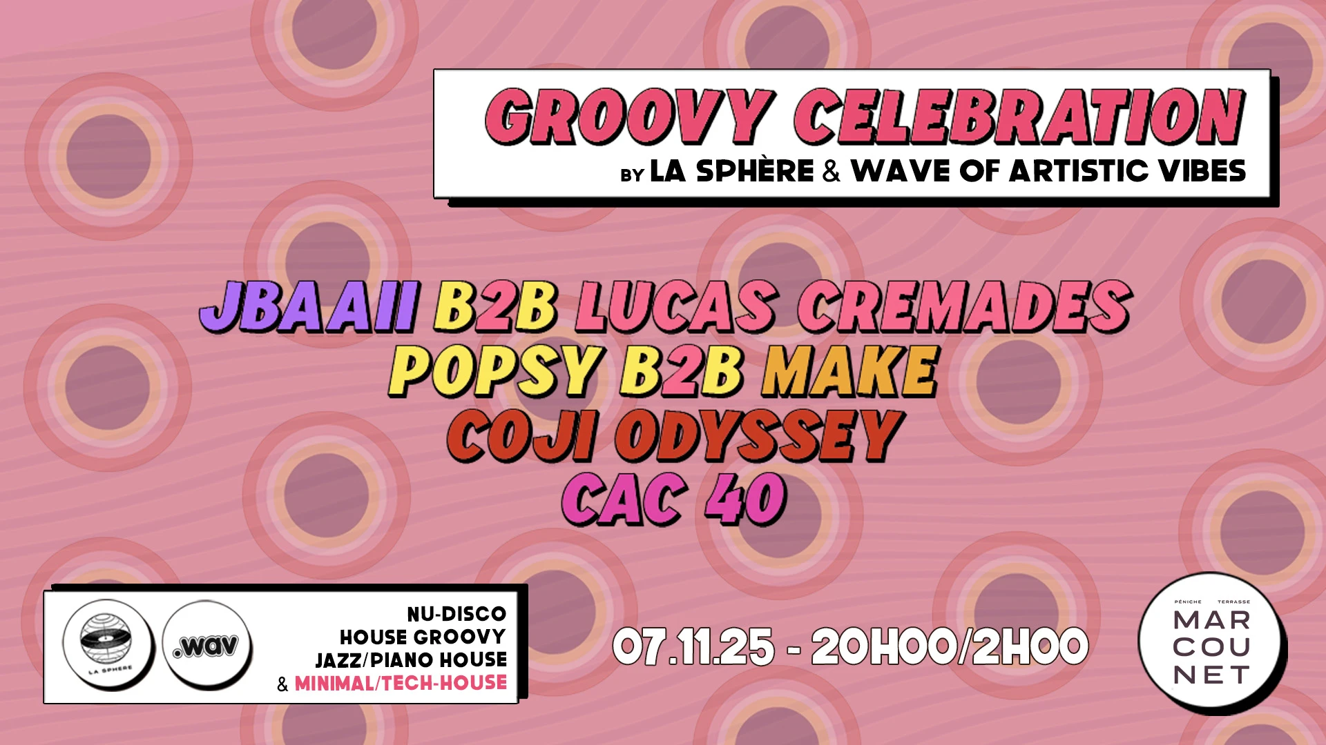 Groovy Celebration By La Sphère & Wav. Cover