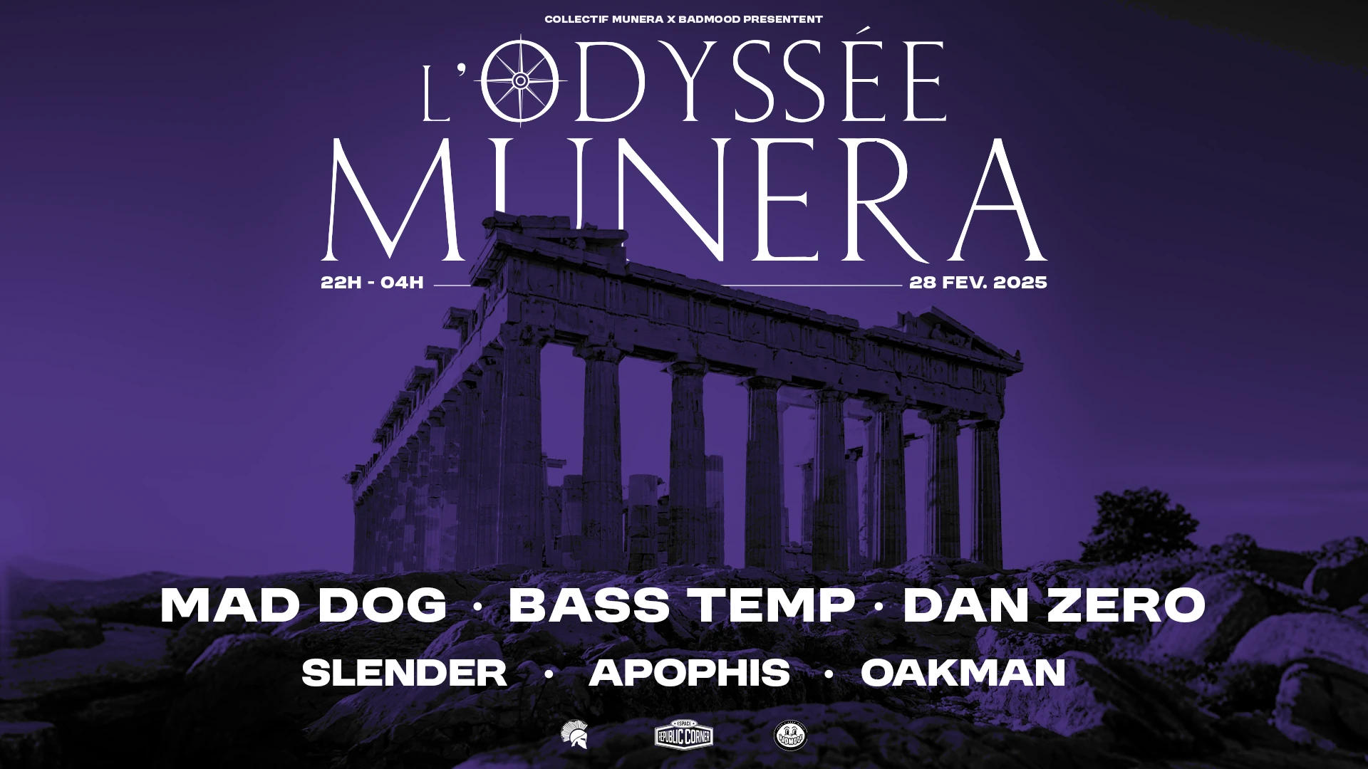 L'odyssée Munera W/ Mad Dog, Bass Temp, Dan Zero... Cover