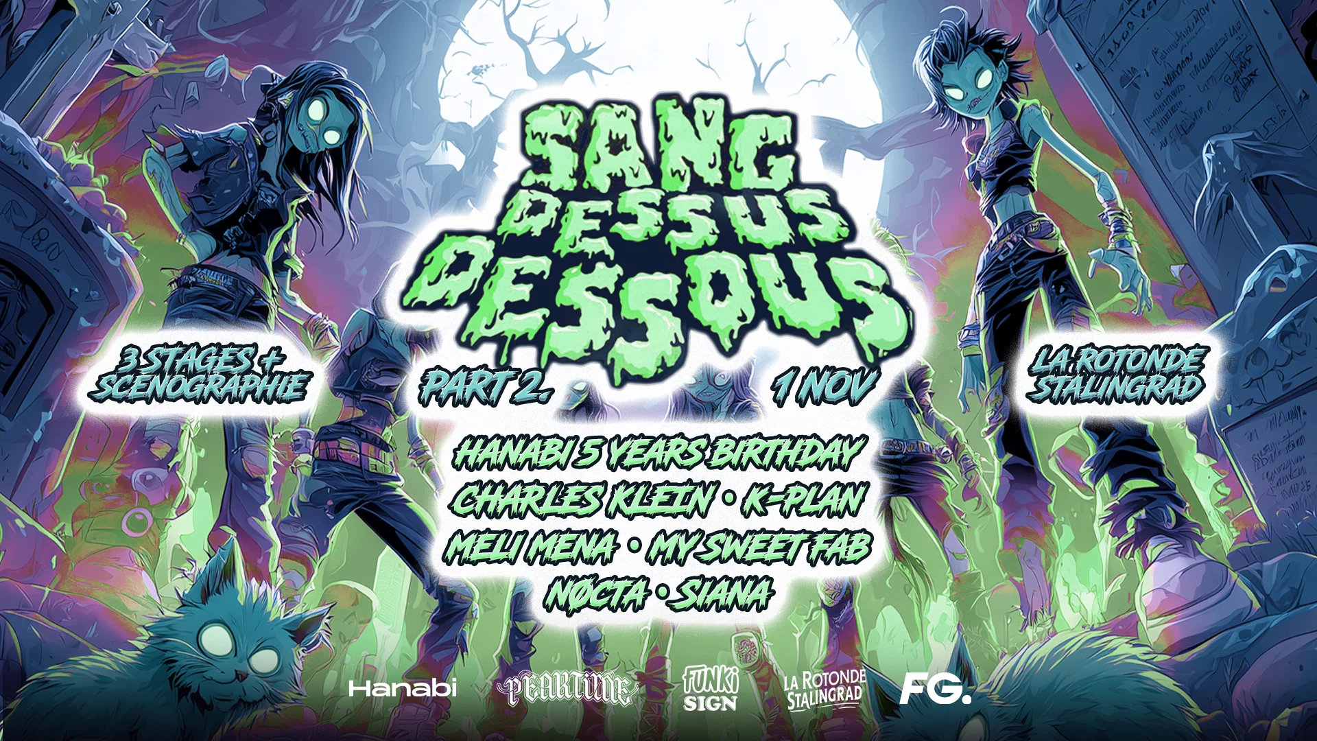 Sang Dessus Dessous · Halloween Xxl · Hanabi 5 Years Party Cover