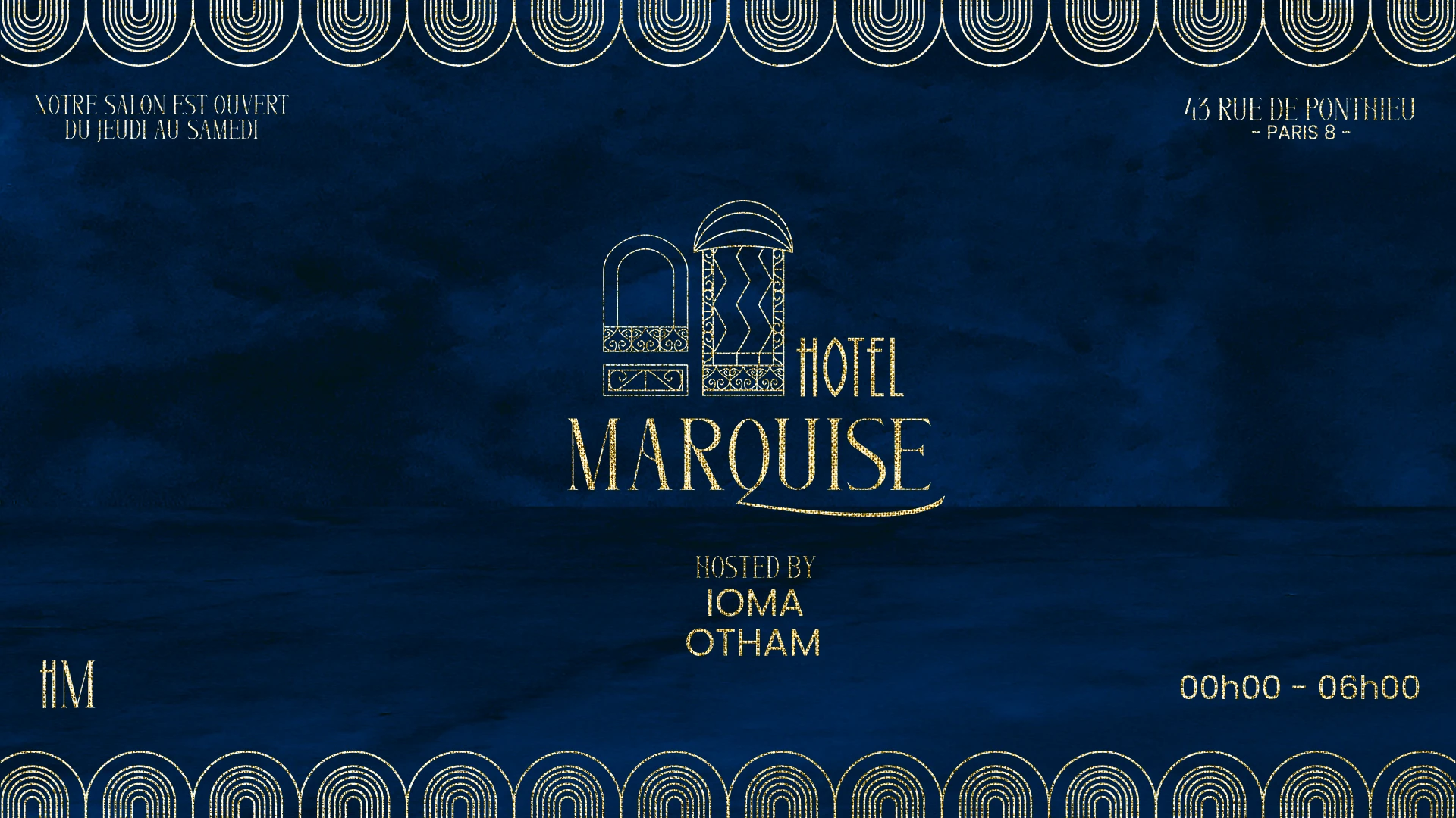 Hotel Marquise Invite Ioma & Otham Cover