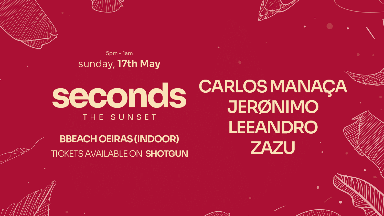 Seconds | The Sunset ( Indoor ) Cover