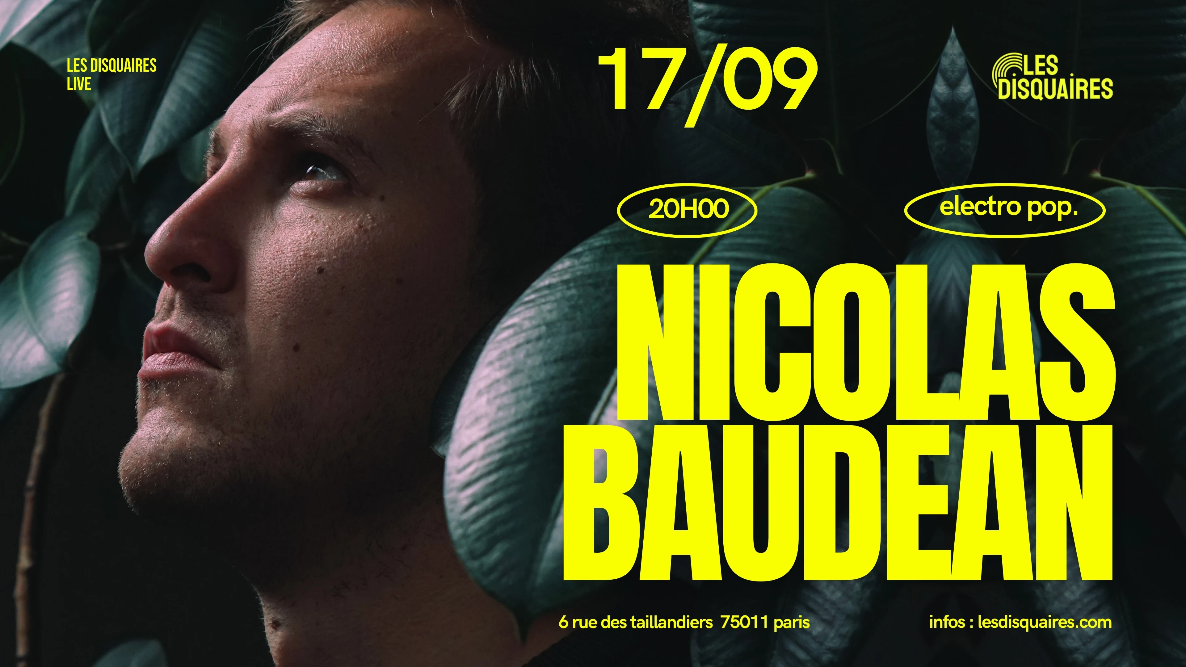 Nicolas Baudéan - Live Cover