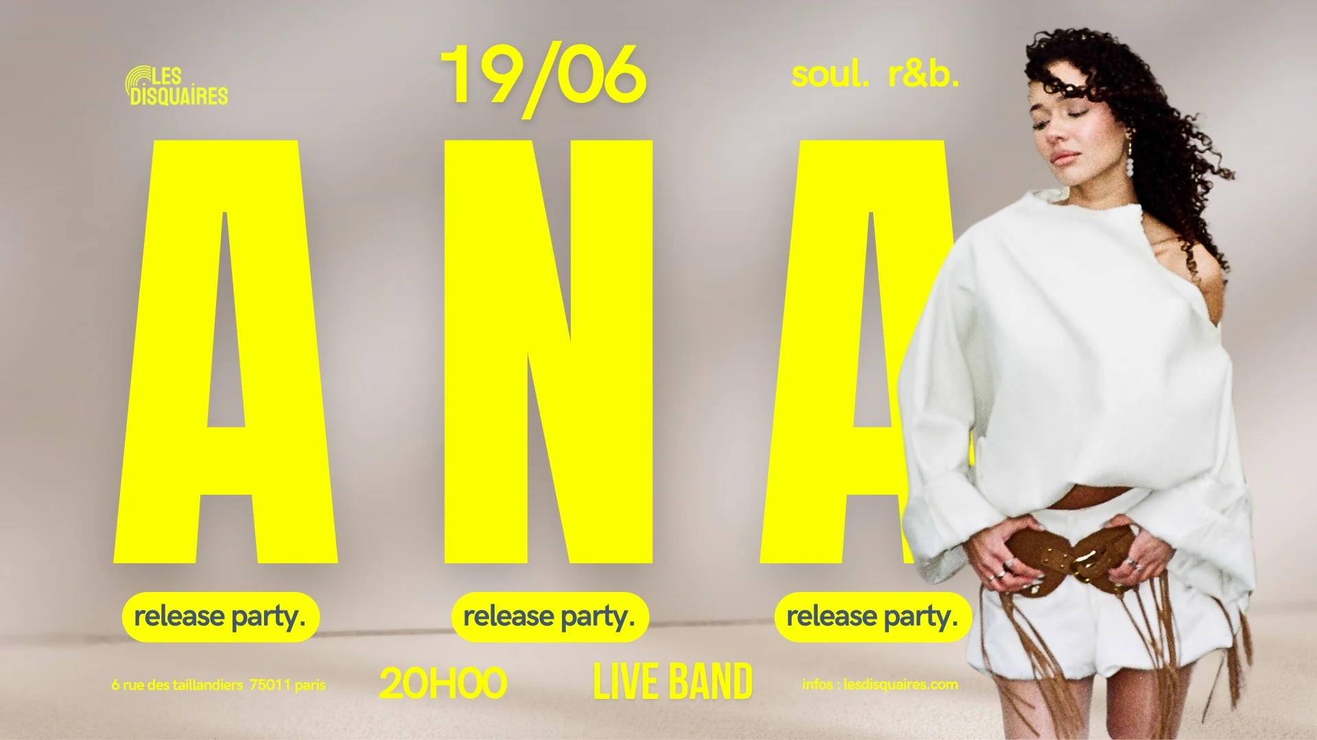 Ana [Release Party] - Live Band Cover
