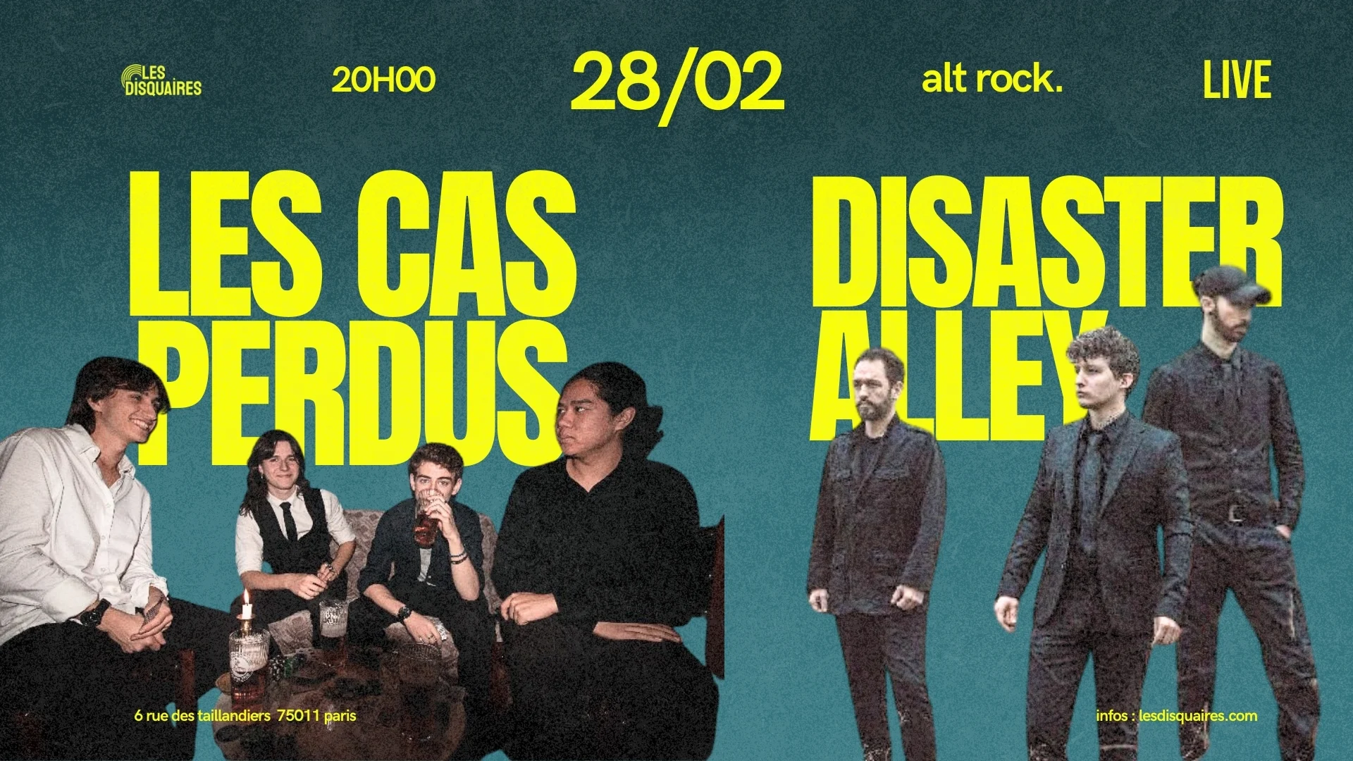 Les Cas Perdus X Disaster Alley - Live Cover