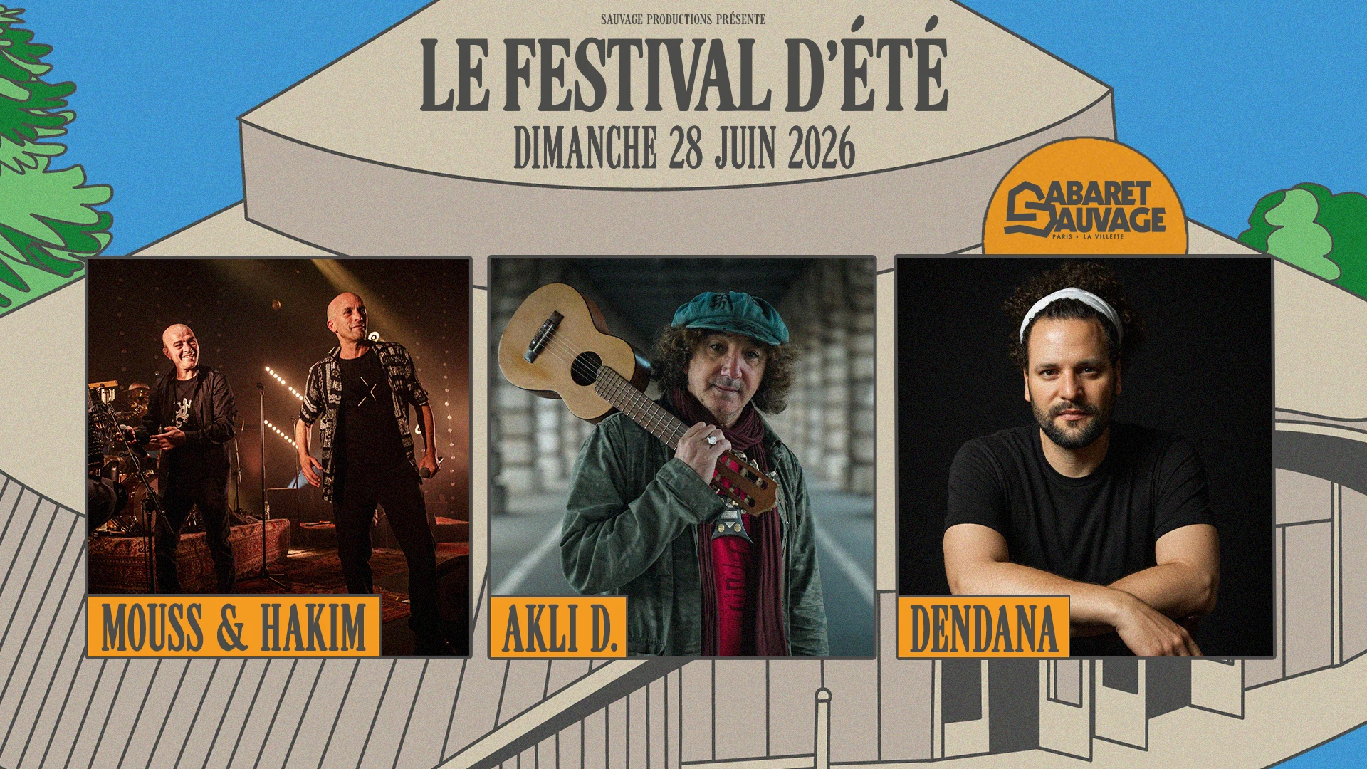 Festival D’Été • Mouss & Hakim I Akli D. I Dendana Cover
