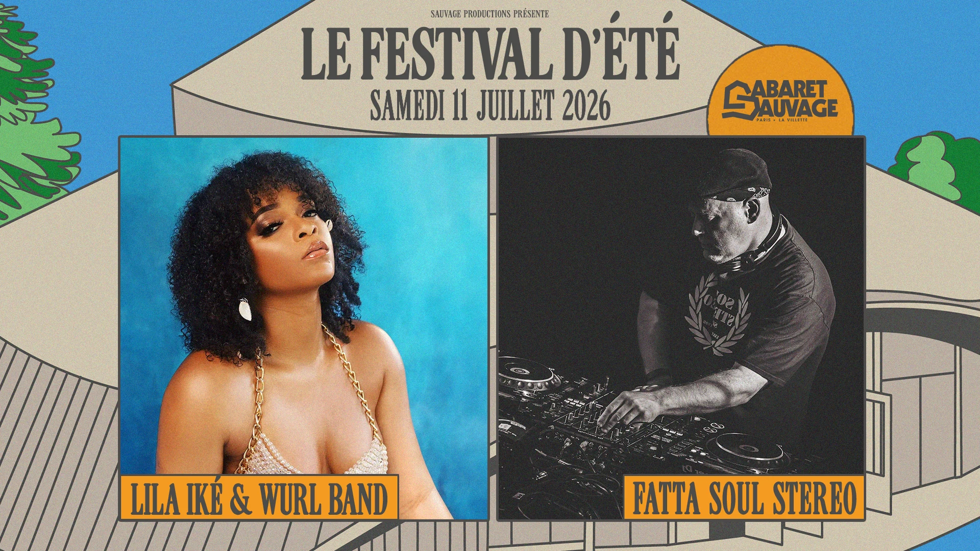 Festival D’Été • Lila Iké & Wurl Band I Fatta Soul Stereo Cover