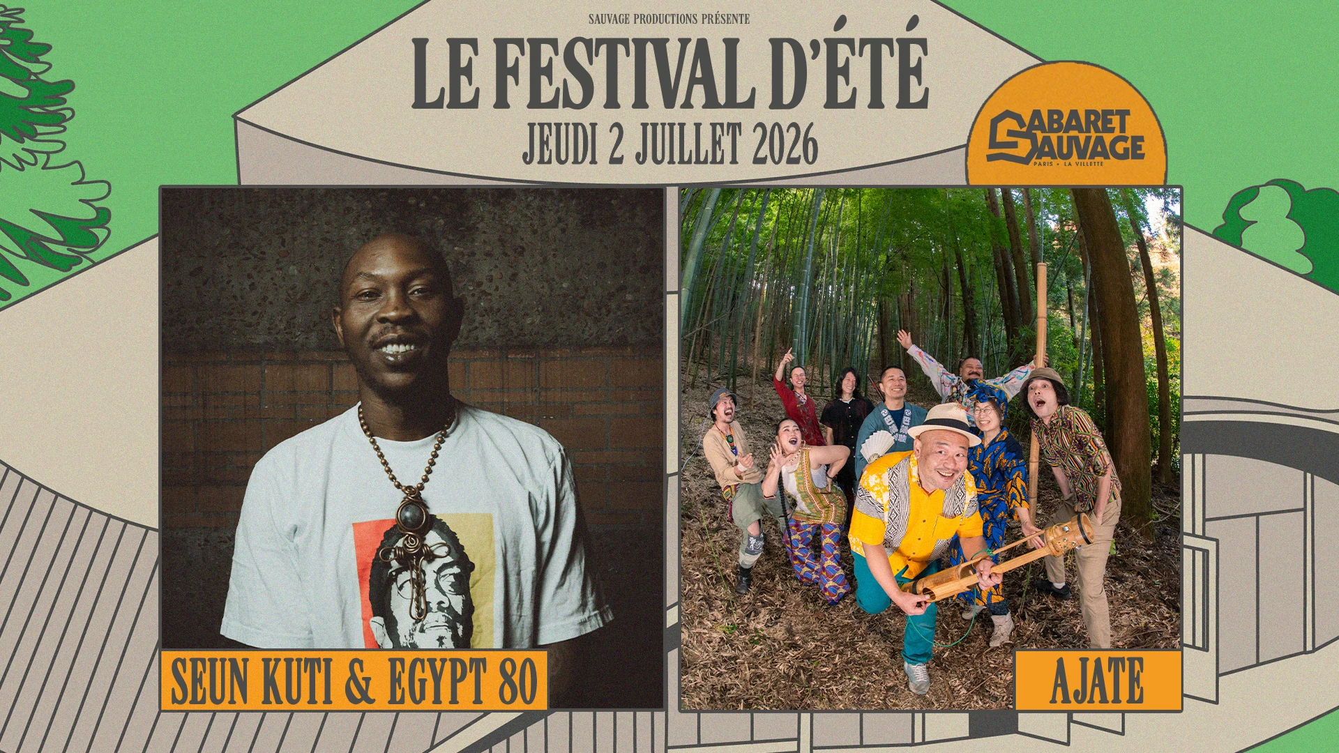 Festival D’Été • Seun Kuti & Egypt 80 I Ajate Cover