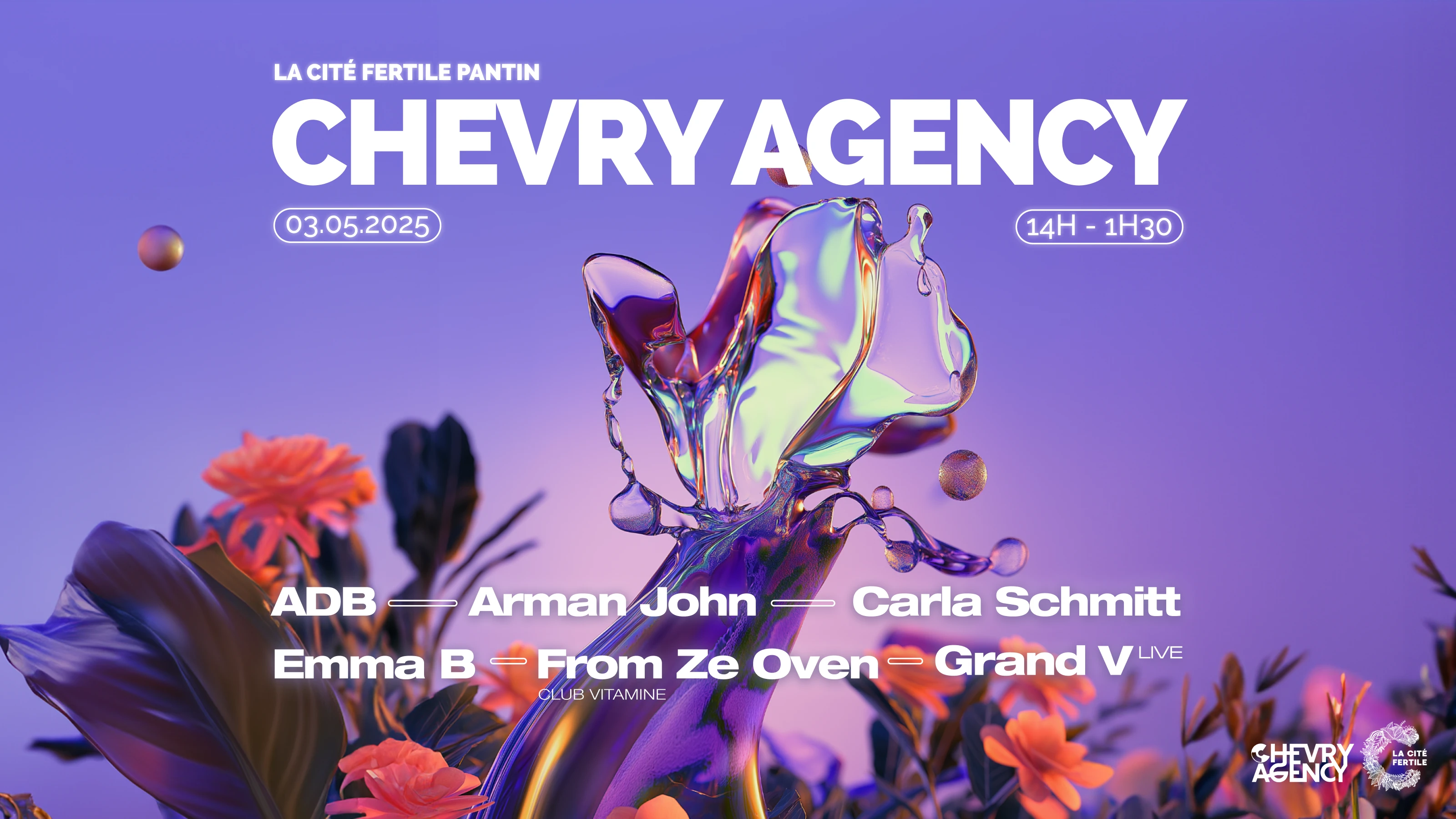 Chevry Warehouse: Arman John, Grand V, Carla Schmitt, Emma B Cover