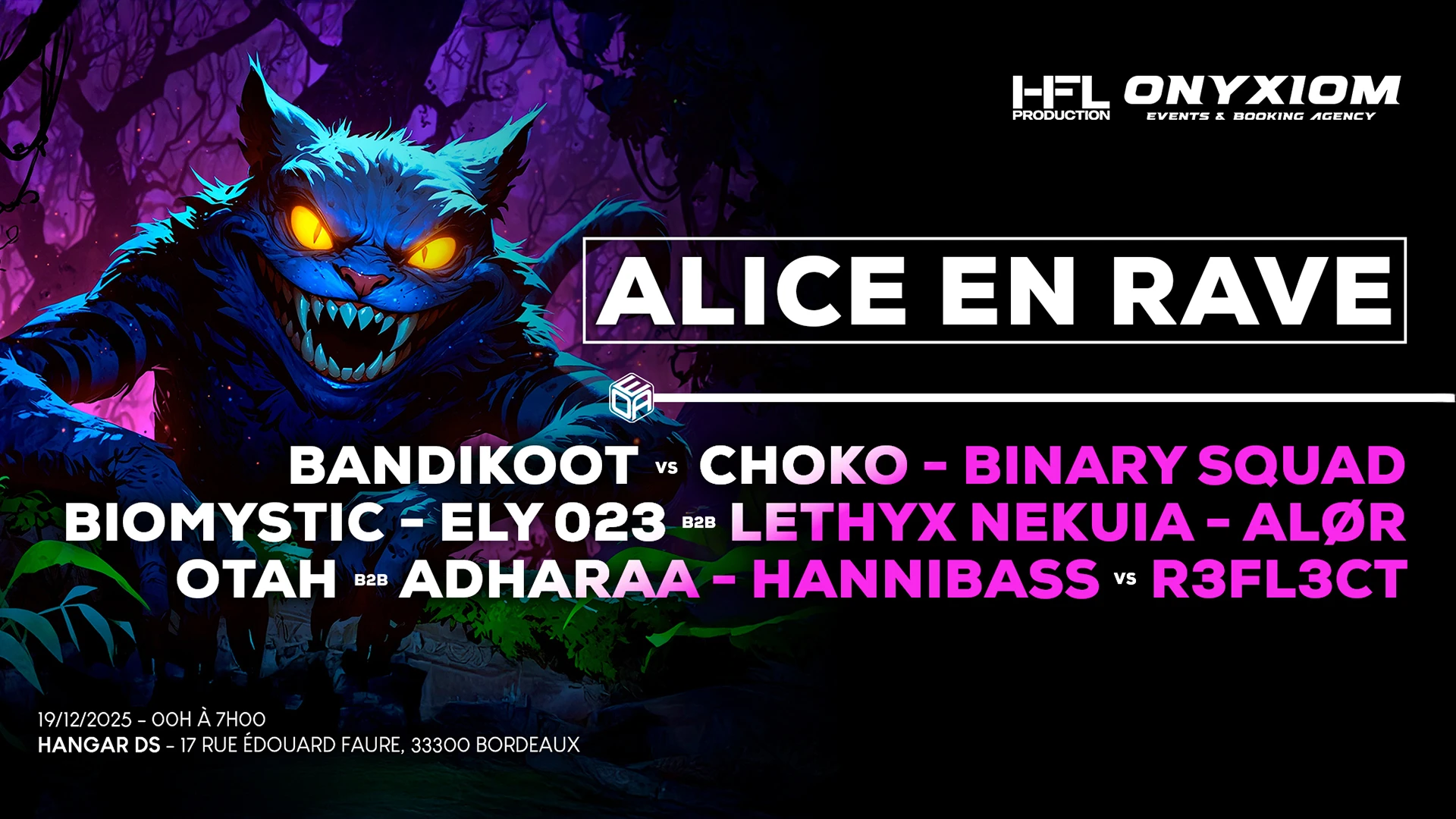 Alice En Rave - Onyxiom X Hfl Production Cover