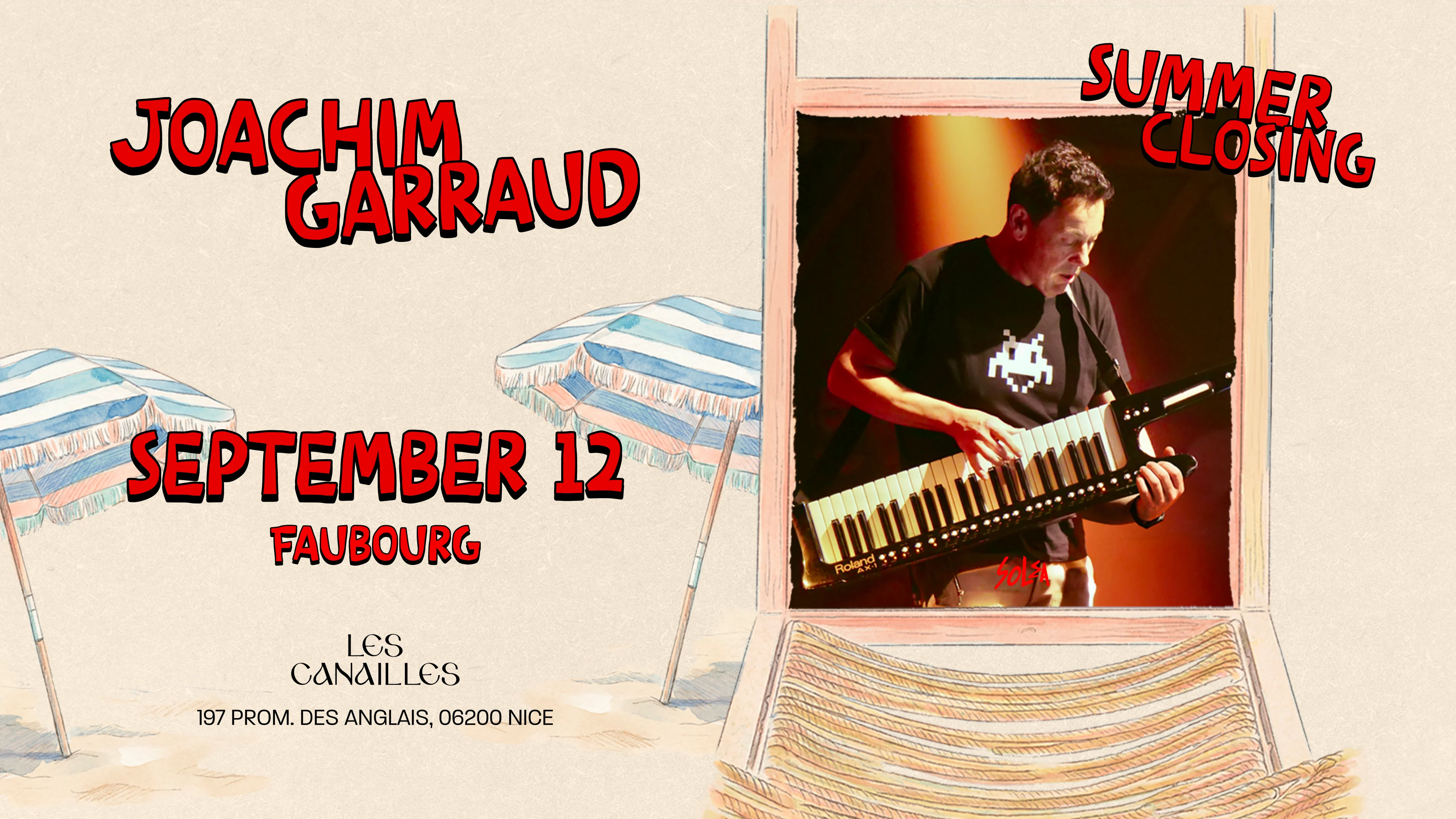 Les Canailles Summer Closing 2026 - Joachim Garraud Cover