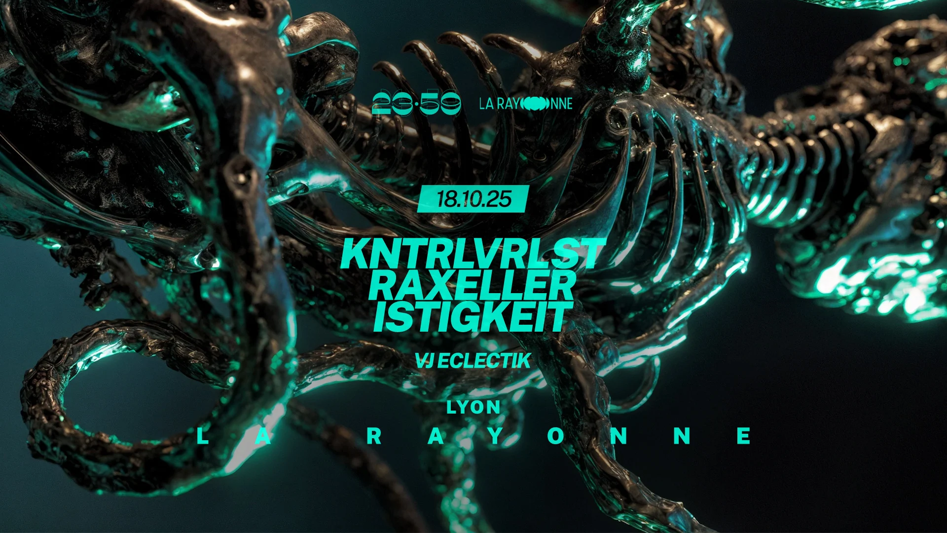 23:59 – Kntrlvrlst, Raxeller, Istigkeit Cover
