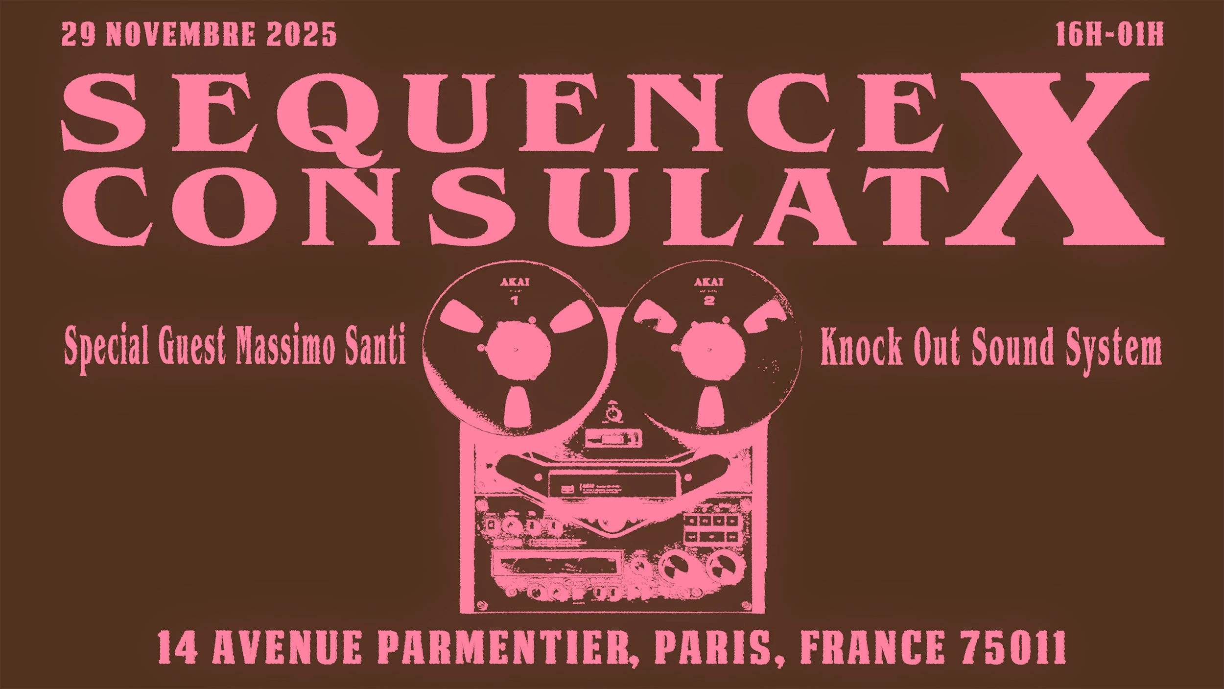 Sequence X Consulat - Massimo Santi  - Knock Out Cover