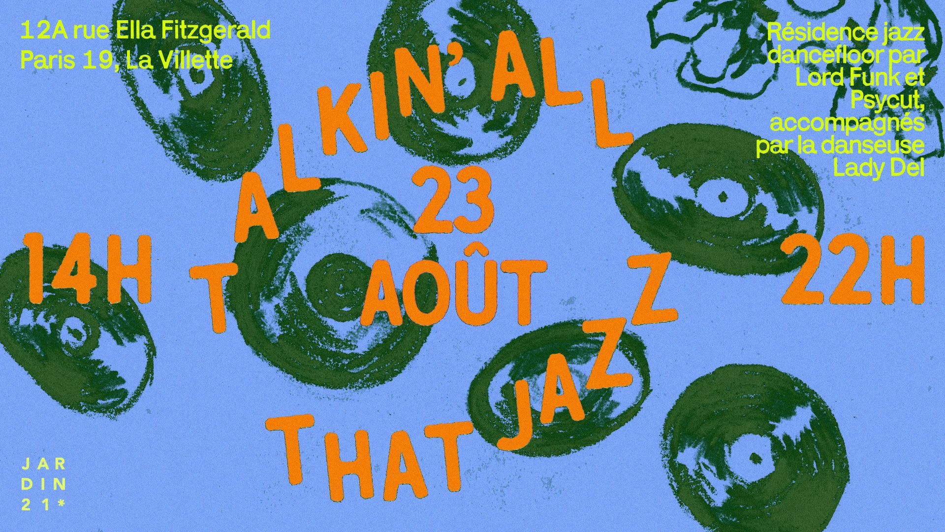 Talkin' All That Jazz X Jardin 21 - Open-Air Cover