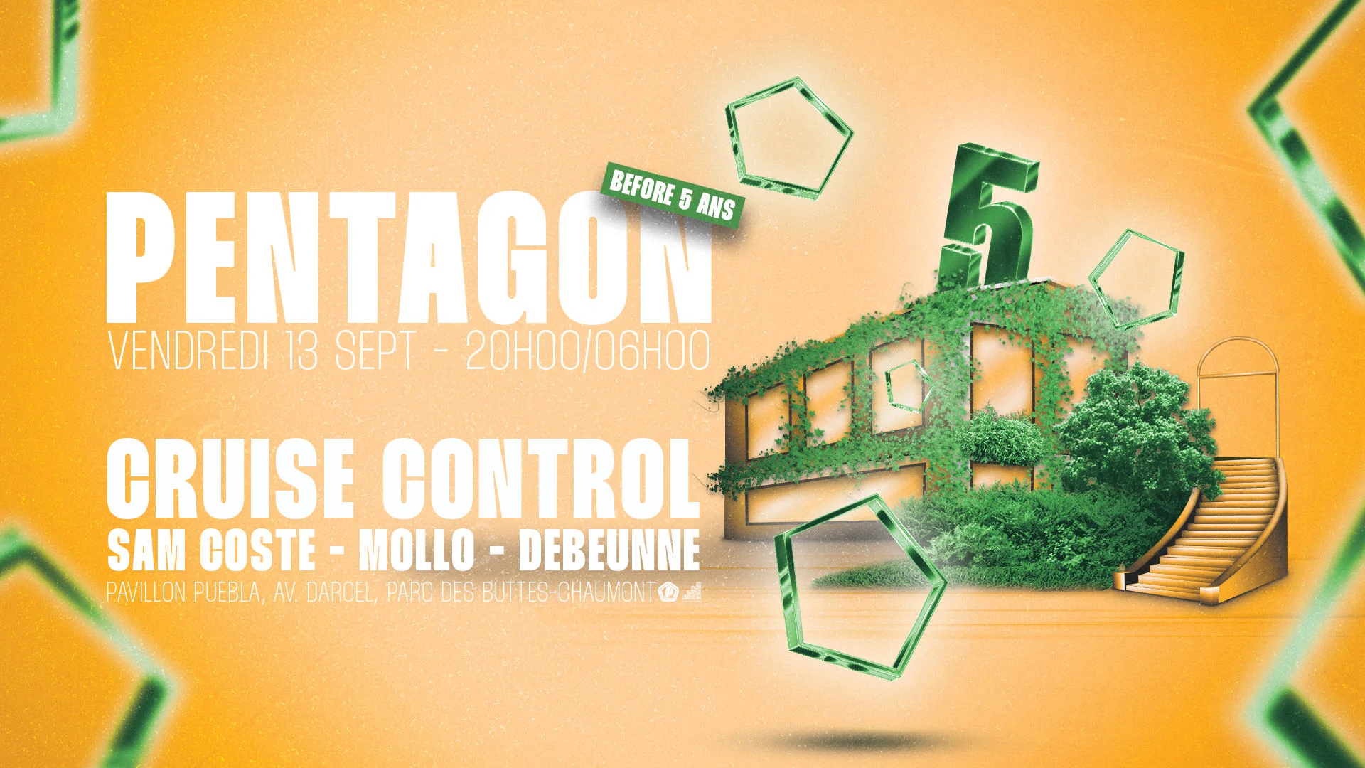 Pentagon Before 5 Ans : Cruise Control & Residents Cover