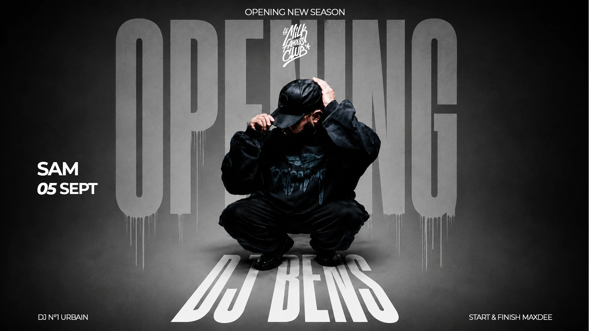 Sam 05 Sept - Dj Bens - Opening New Season Cover