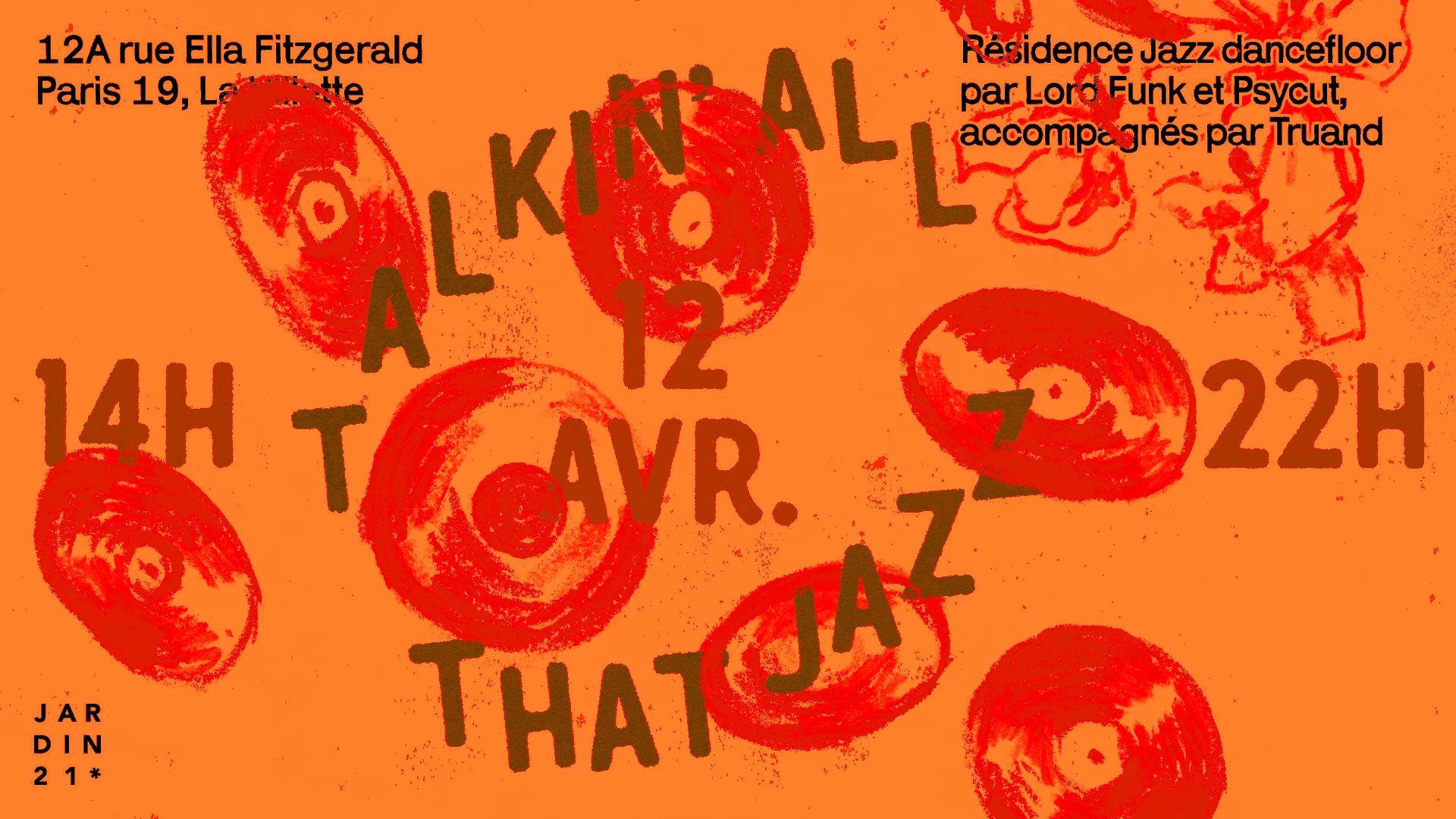 Talkin' All That Jazz X Jardin 21 - Open-Air Cover