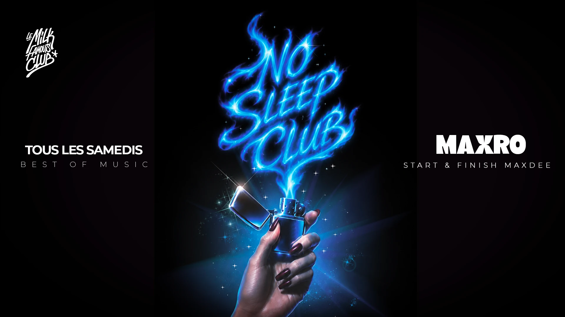 Sam 24 Oct - No Sleep Club W/ Maxro Cover