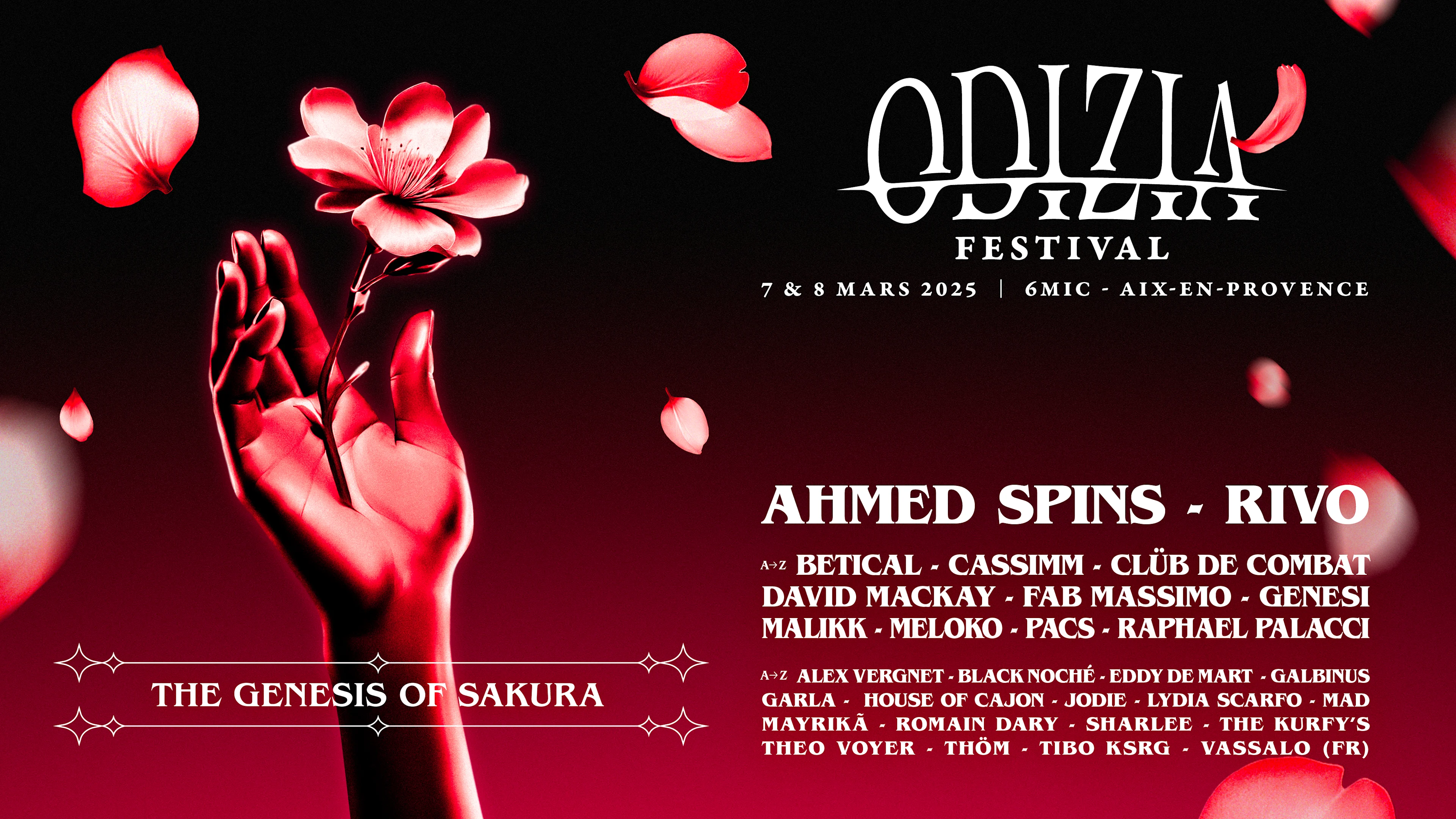 Odizia Festival : The Genesis Of Sakura | 6mic | Aix-En-Pce Cover
