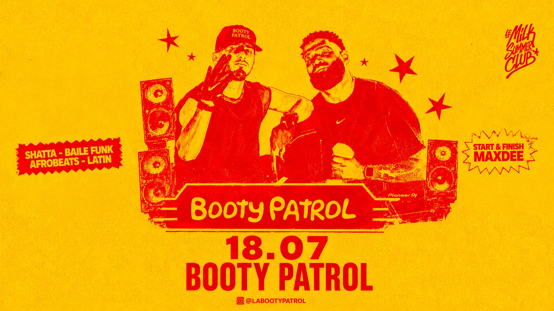 Sam 18 Juillet  - Booty Patrol Cover
