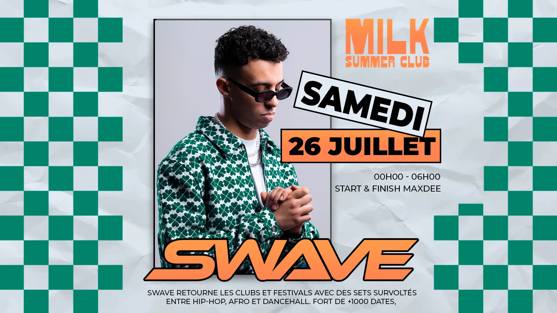 Sam 26 Juil - Swave Cover