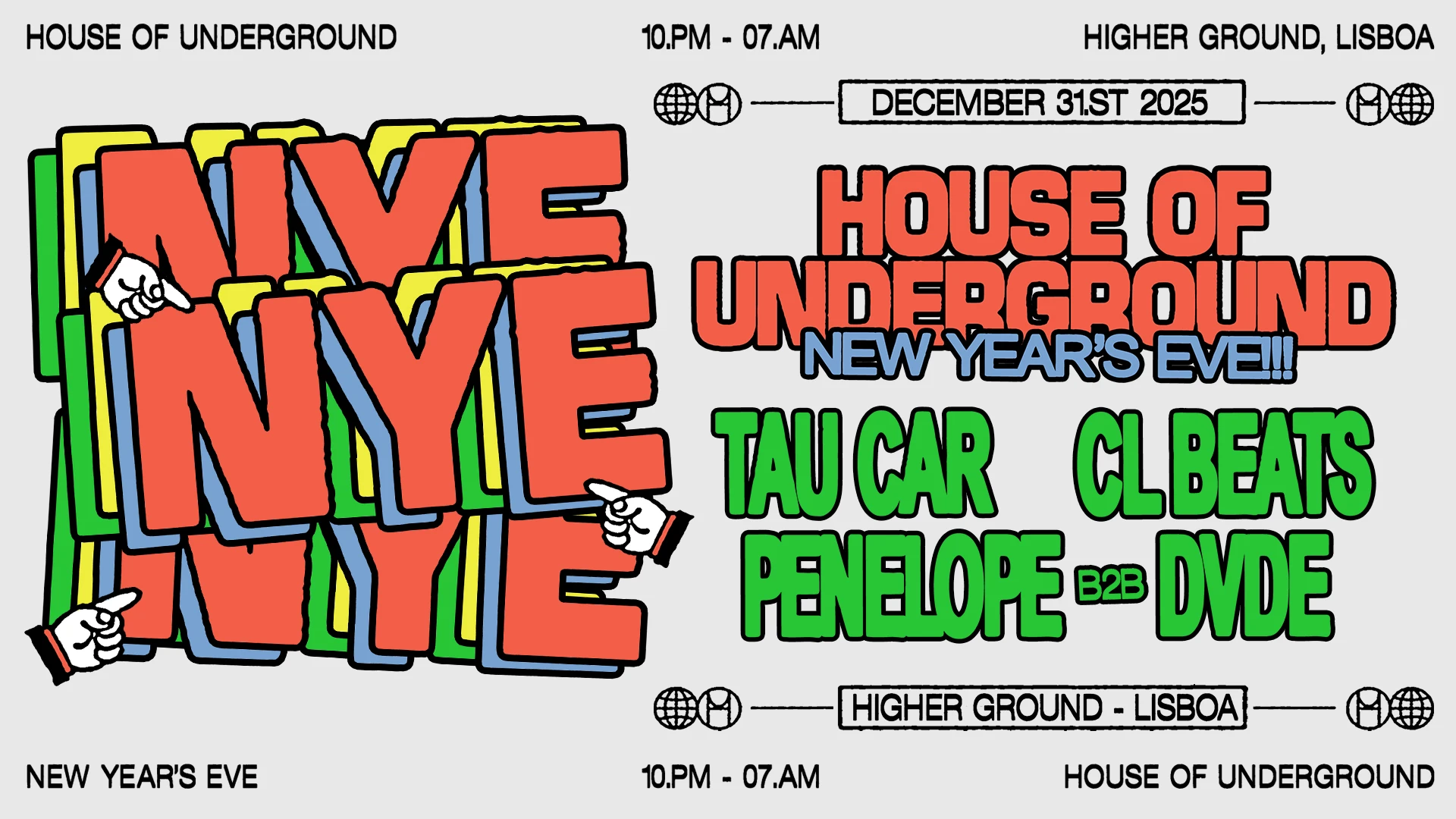 House Of Underground New Year's Eve ! Cover