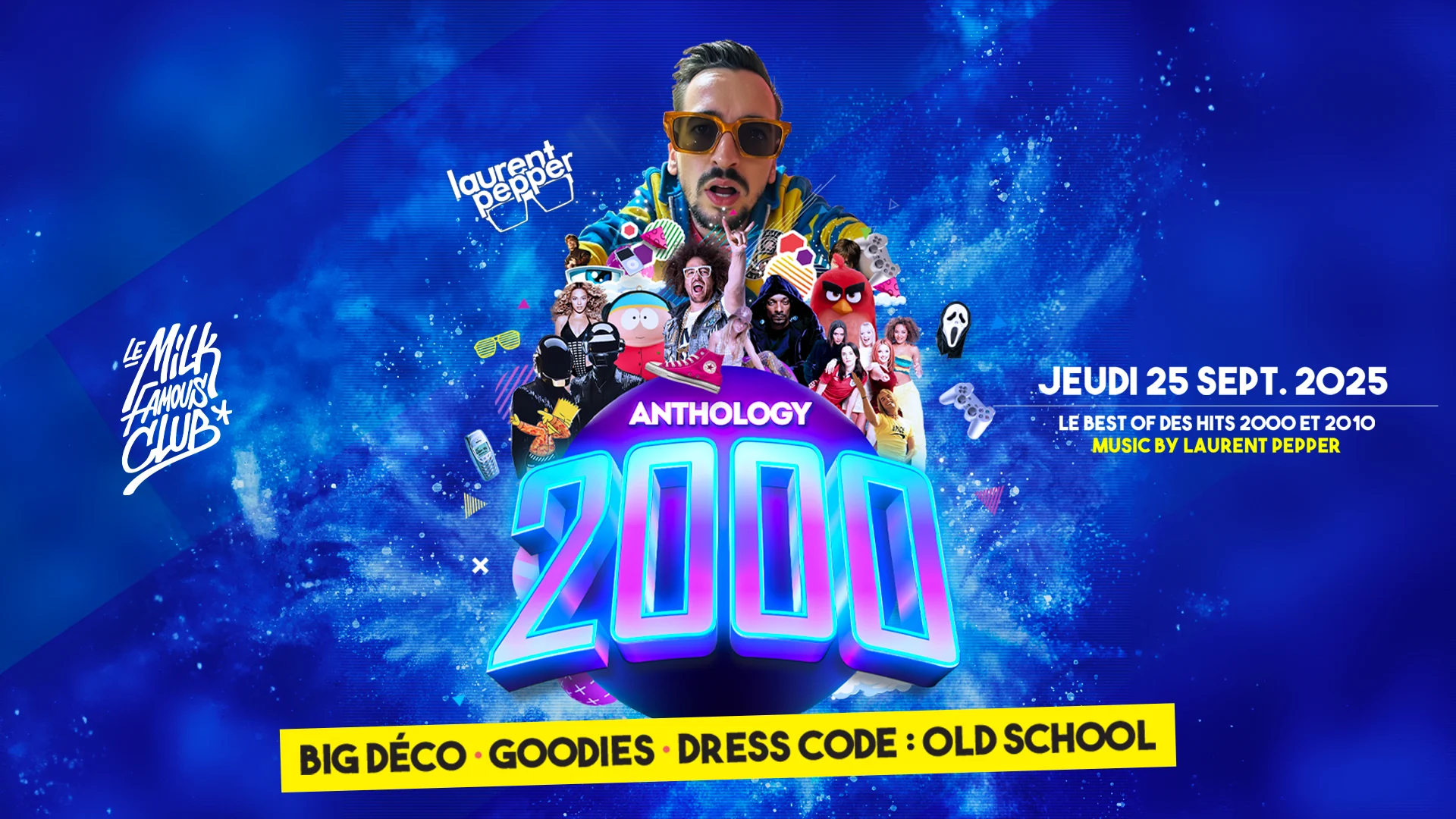 Jeu 25 Sept - Anthology 2000 W/ Laurent Pepper Cover
