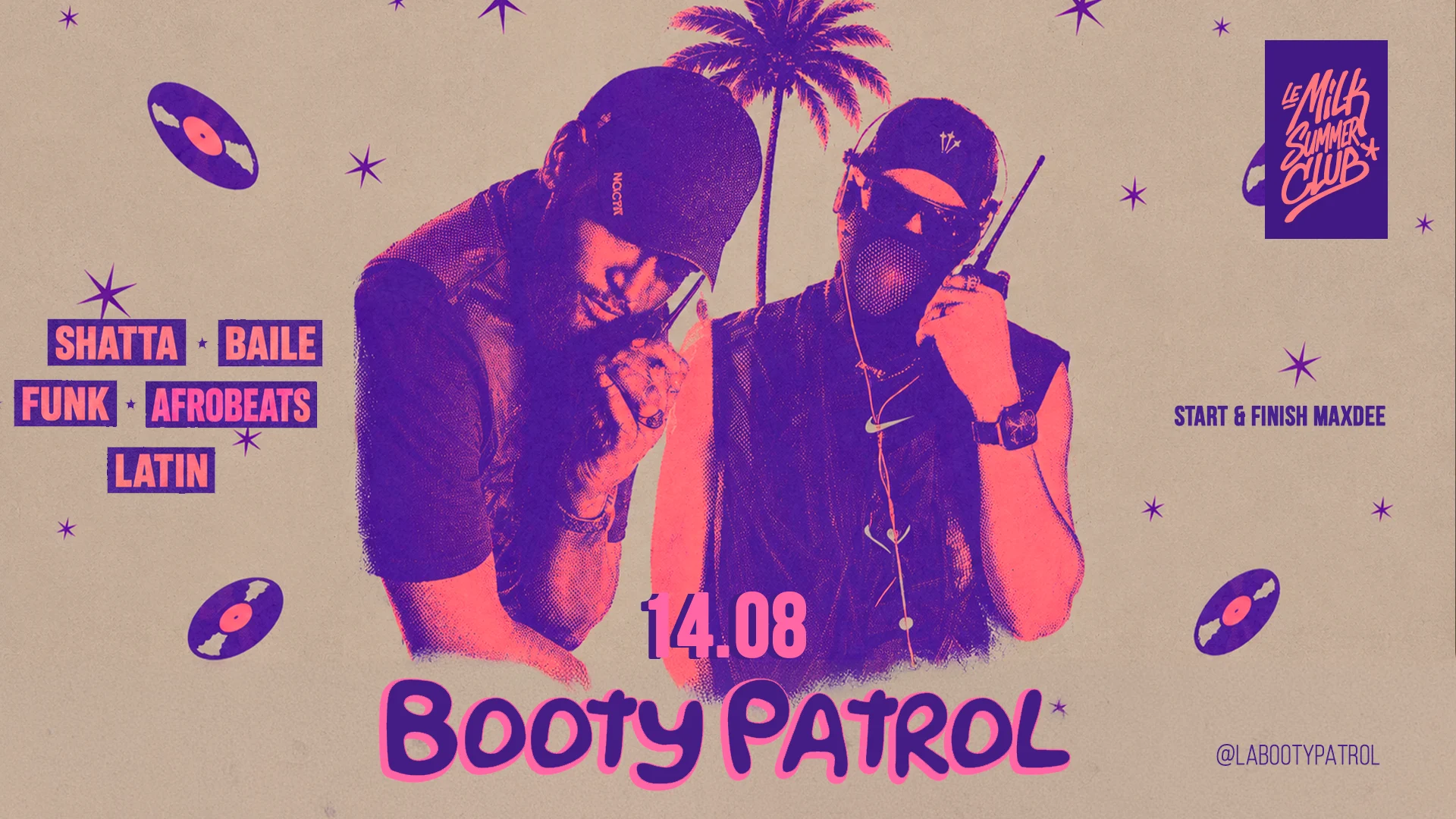 Ven 14 Aout  - Booty Patrol Cover