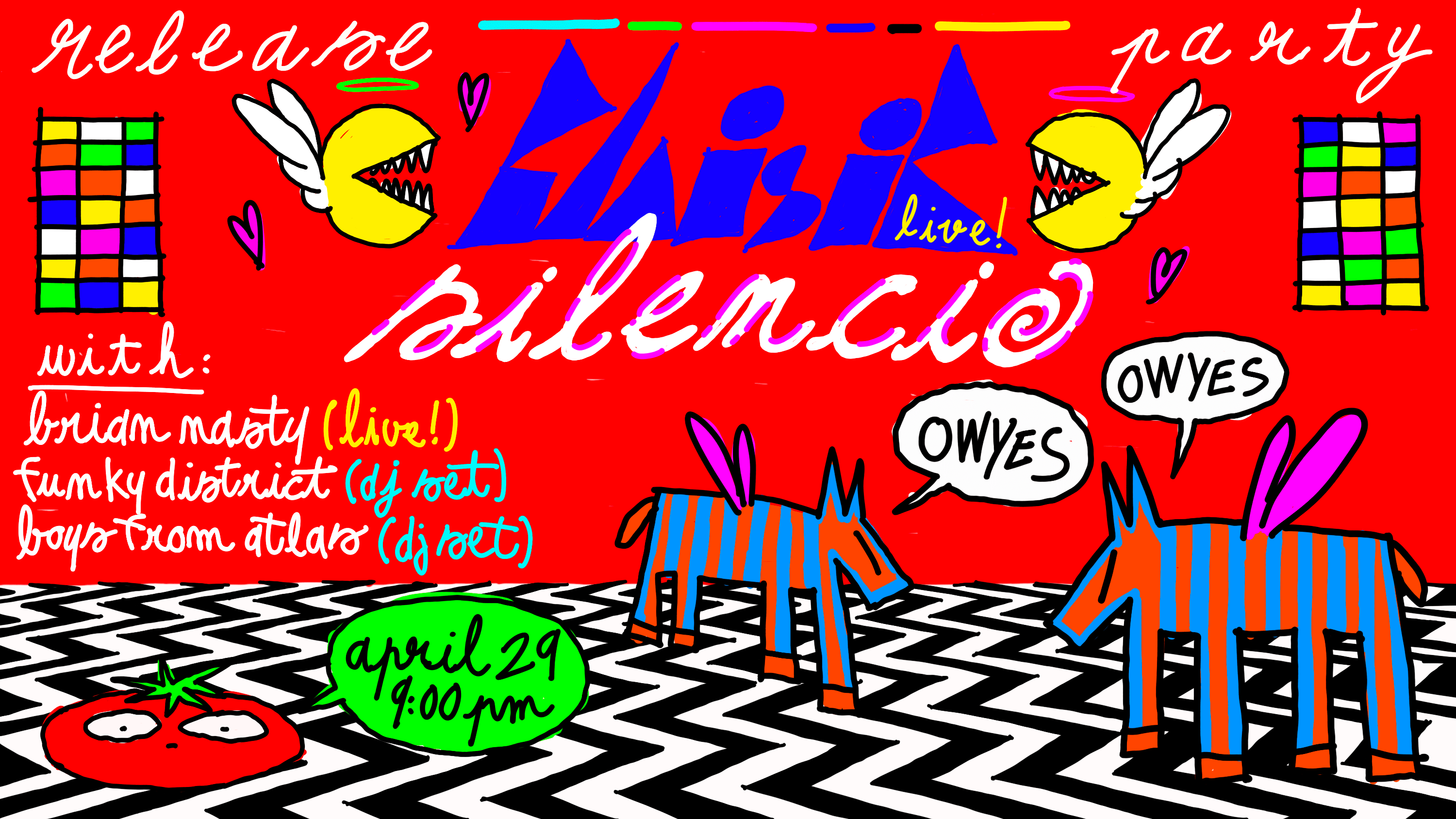 Plaisir Release Party Cover