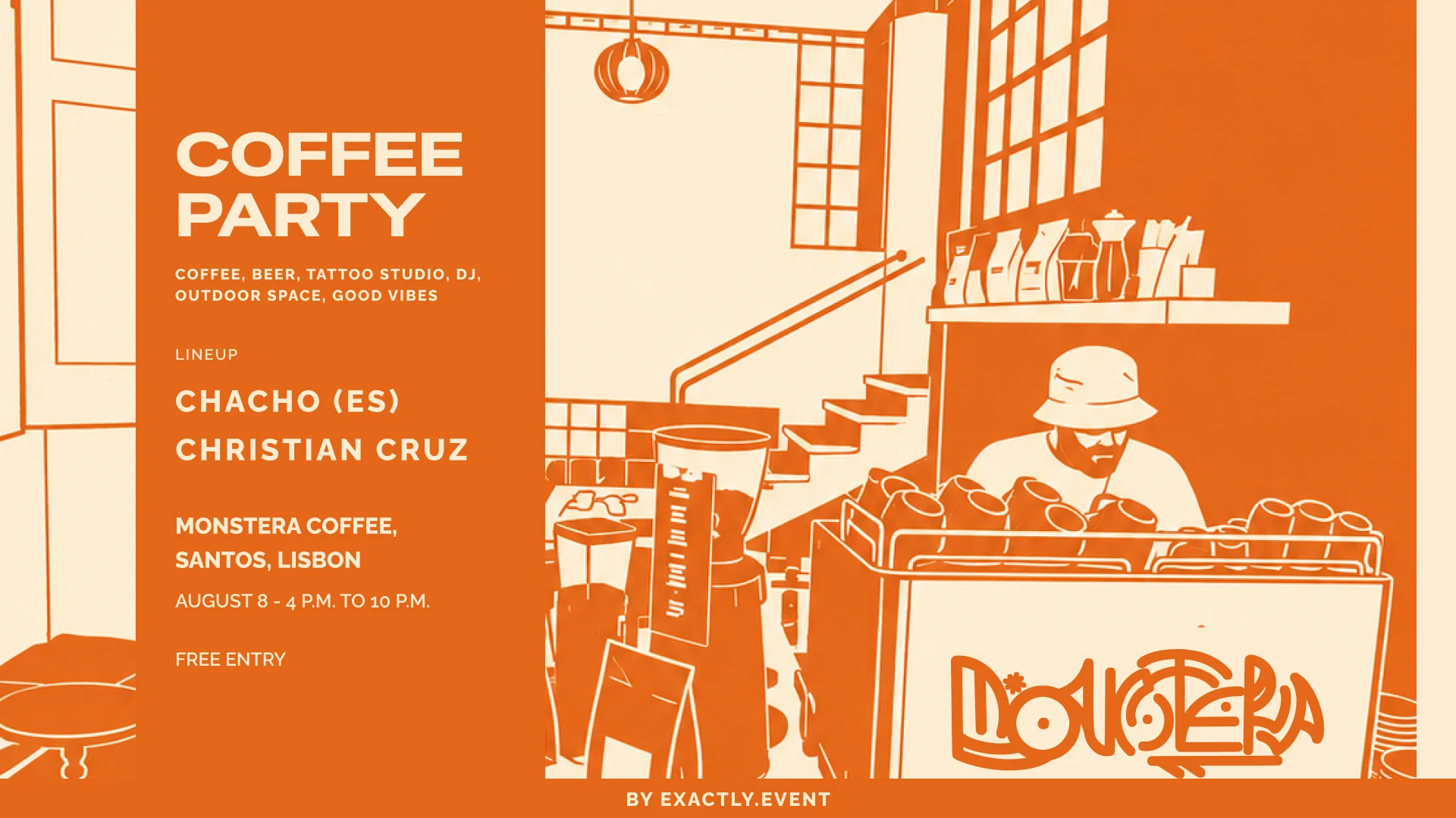 Coffee Party - Monstera Coffee X Exactly (House Music) Cover