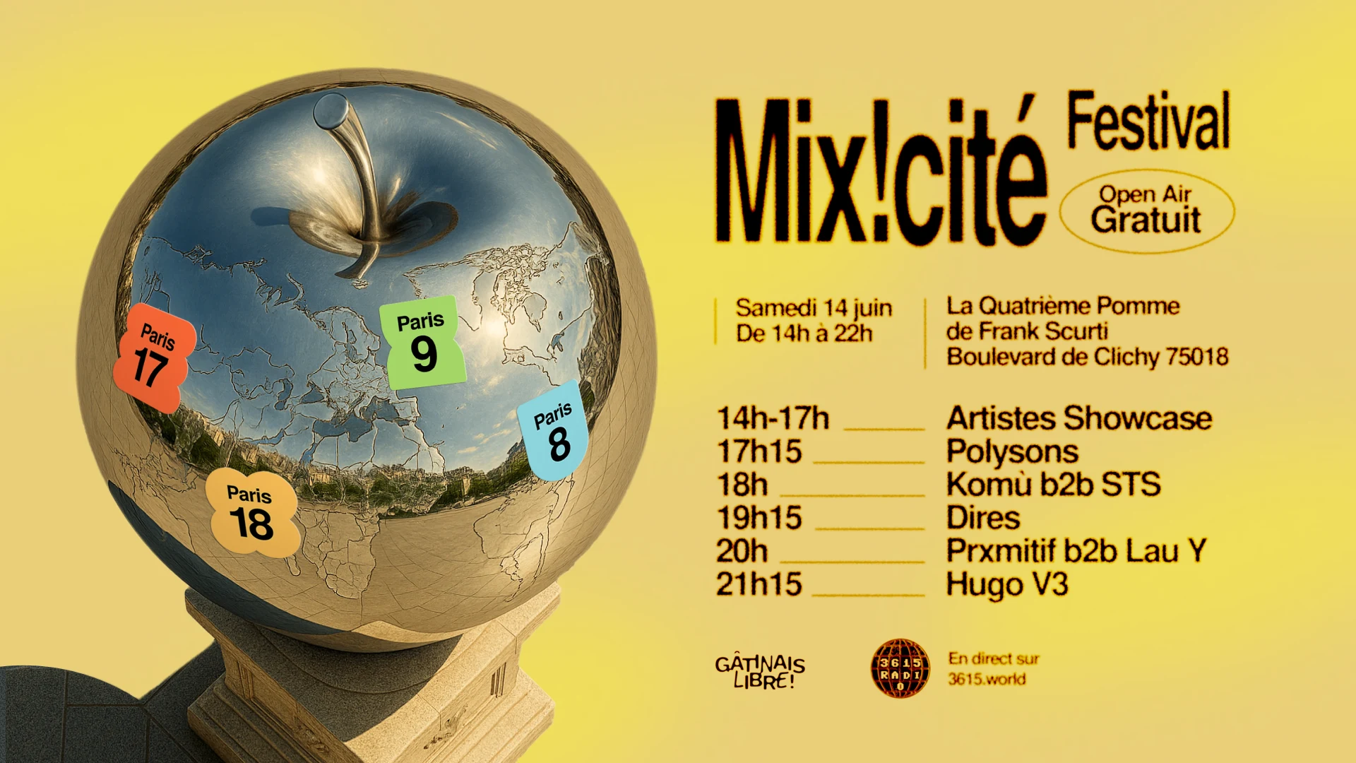 (Open Air) MIX!Cité : 36.15 Radio & Gl! Agency Cover