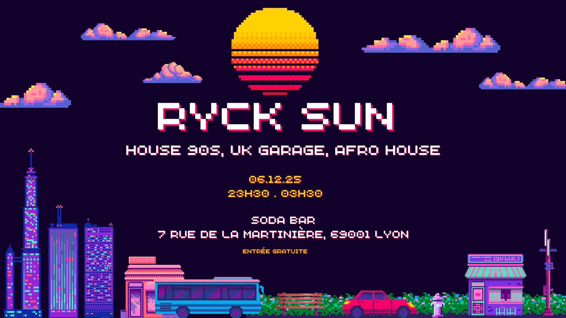 Dj Set Ryck Sun : Soda Bar (Lyon 1) Cover