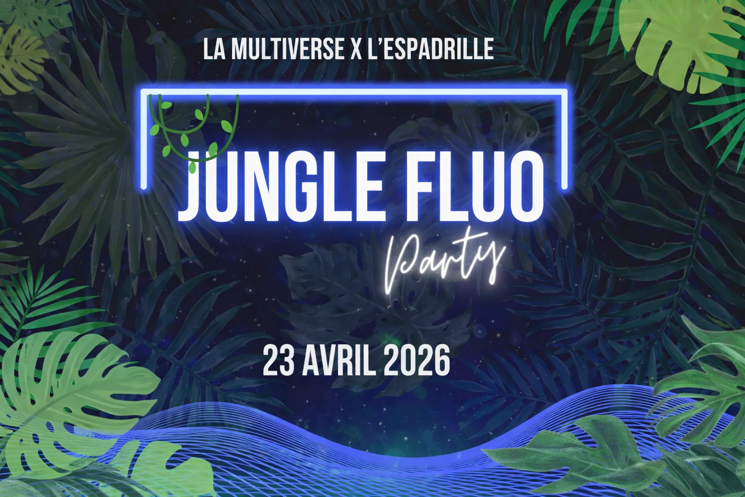 Jungle Fluo Party Cover