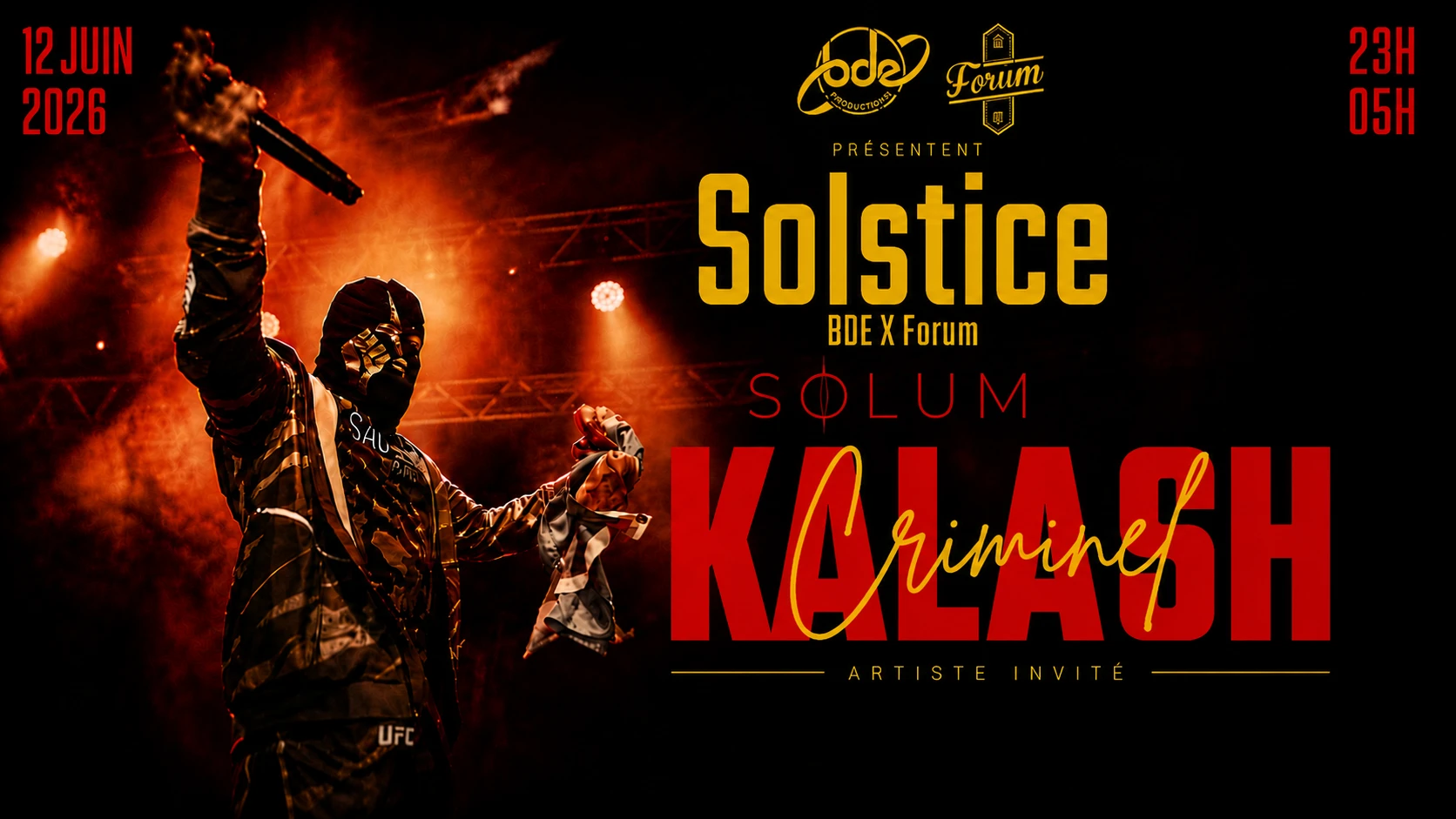 Kalash Criminel - Solstice 2026 Cover