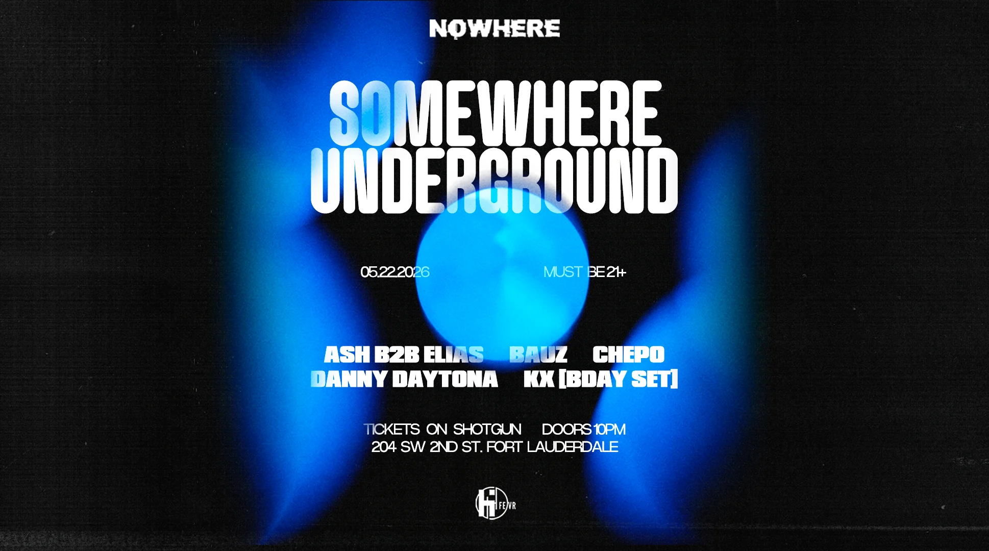 Somewhere Underground @ Nowhere | S4v5 Cover