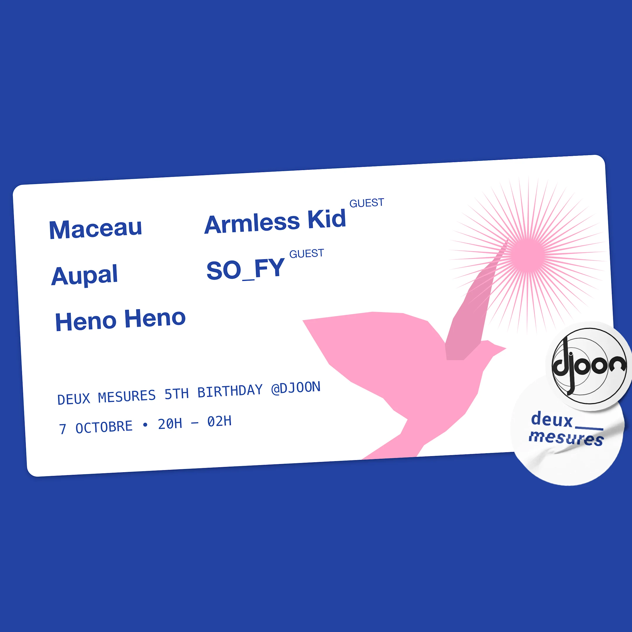 Djoon: Deux Mesures 5 Years - Armless Kid, Maceau, So_Fy, Aupal... Cover