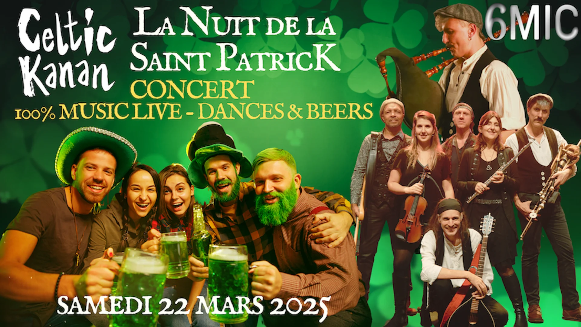 Nuit De La St-Patrick I Celtic Kanan I 6mic I Aix En Pce Cover