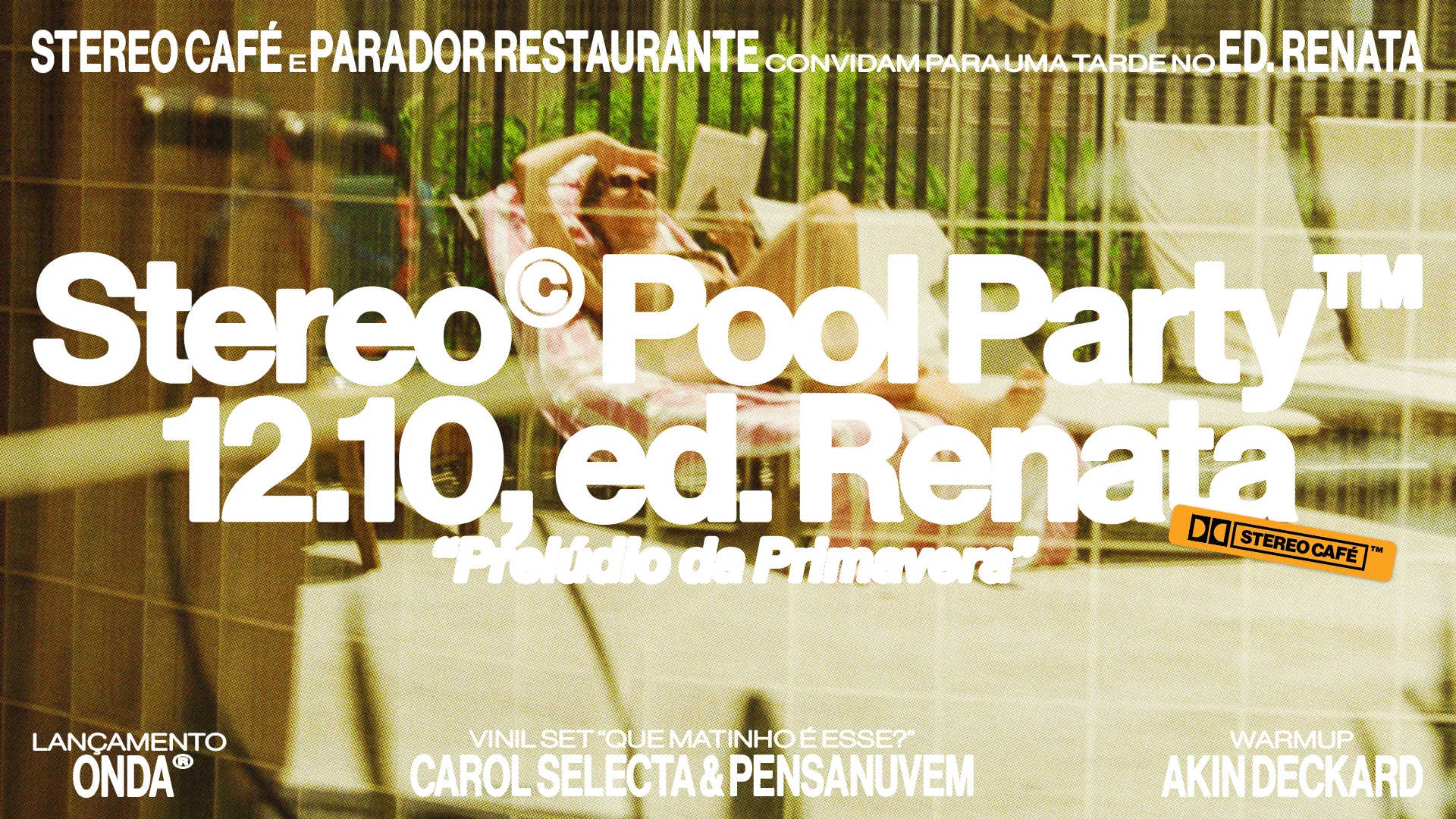 Stereo Pool Party Cover