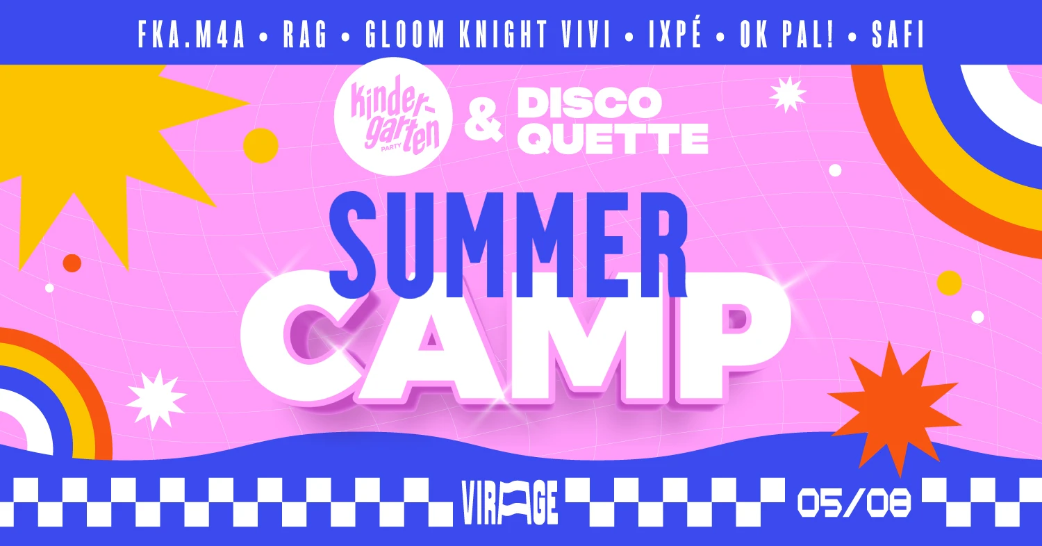 Kindergarten X Discoquette : Summercamp Cover