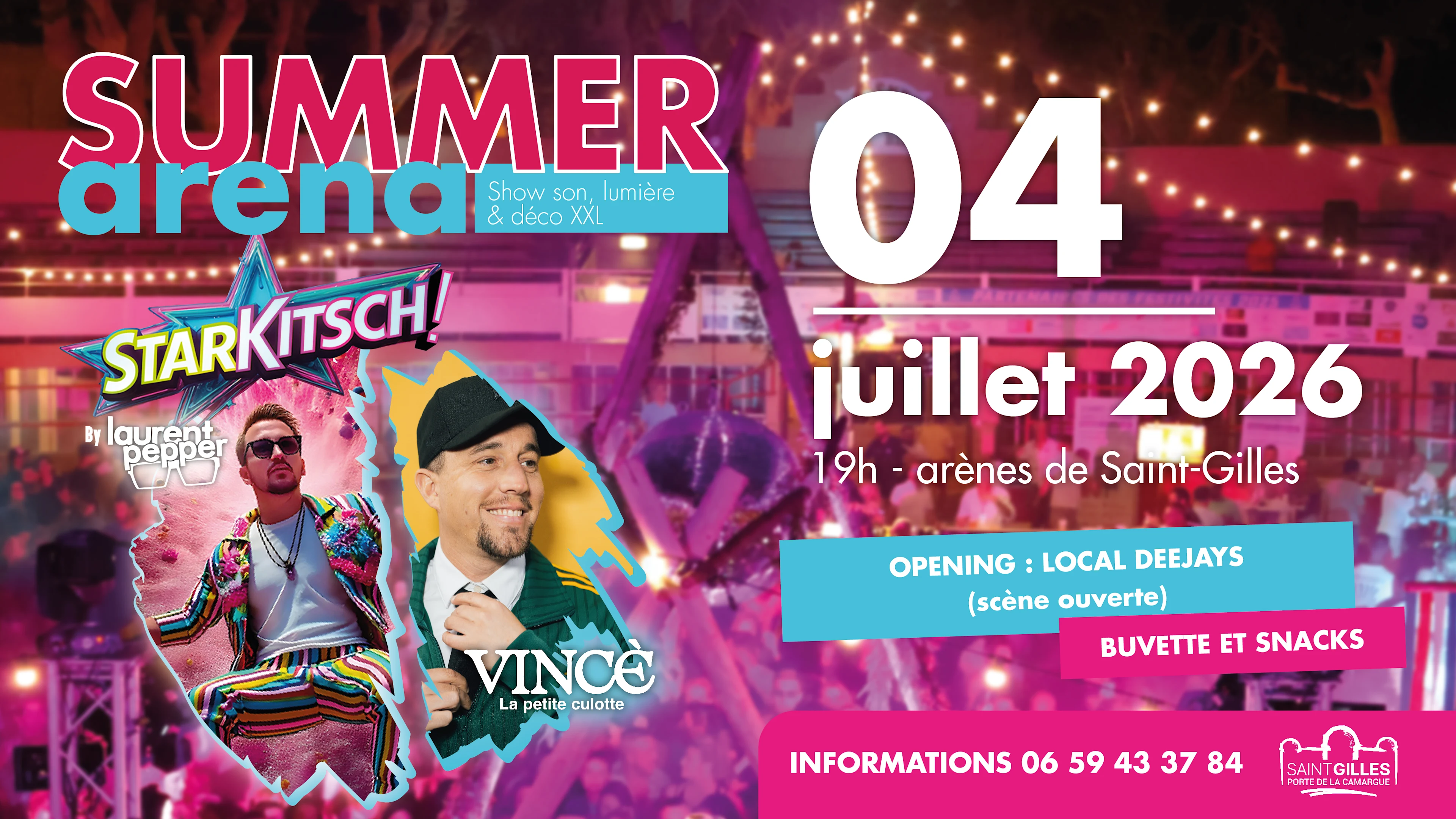 Summer Arena - Starkitsch - 04/07/26 - Arènes Saint-Gilles Cover