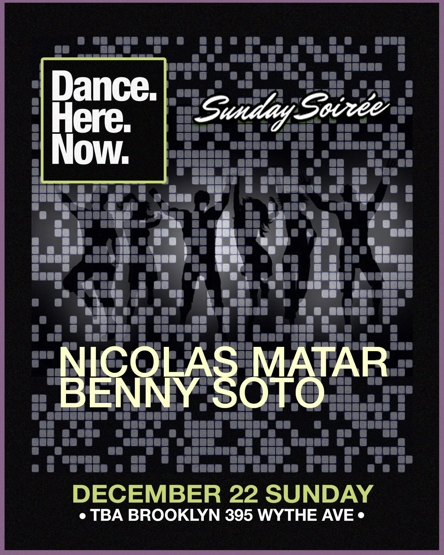 Sunday Soirée X Dance. Here. Now. Cover