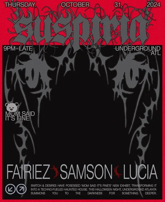 Suspiria In The Underground Cover