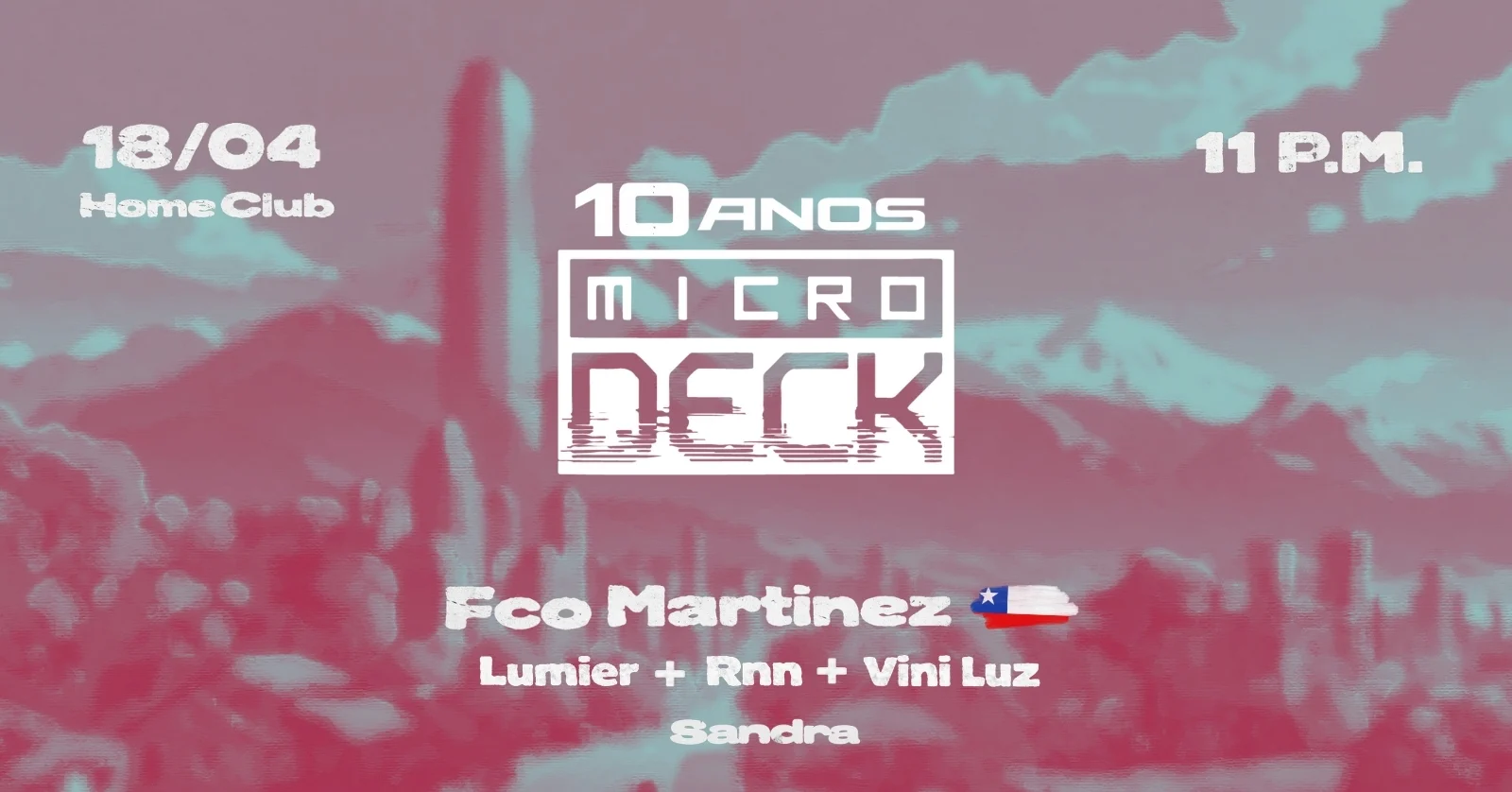 Micro Deck 10 Anos C/ Fco Martinez Cover