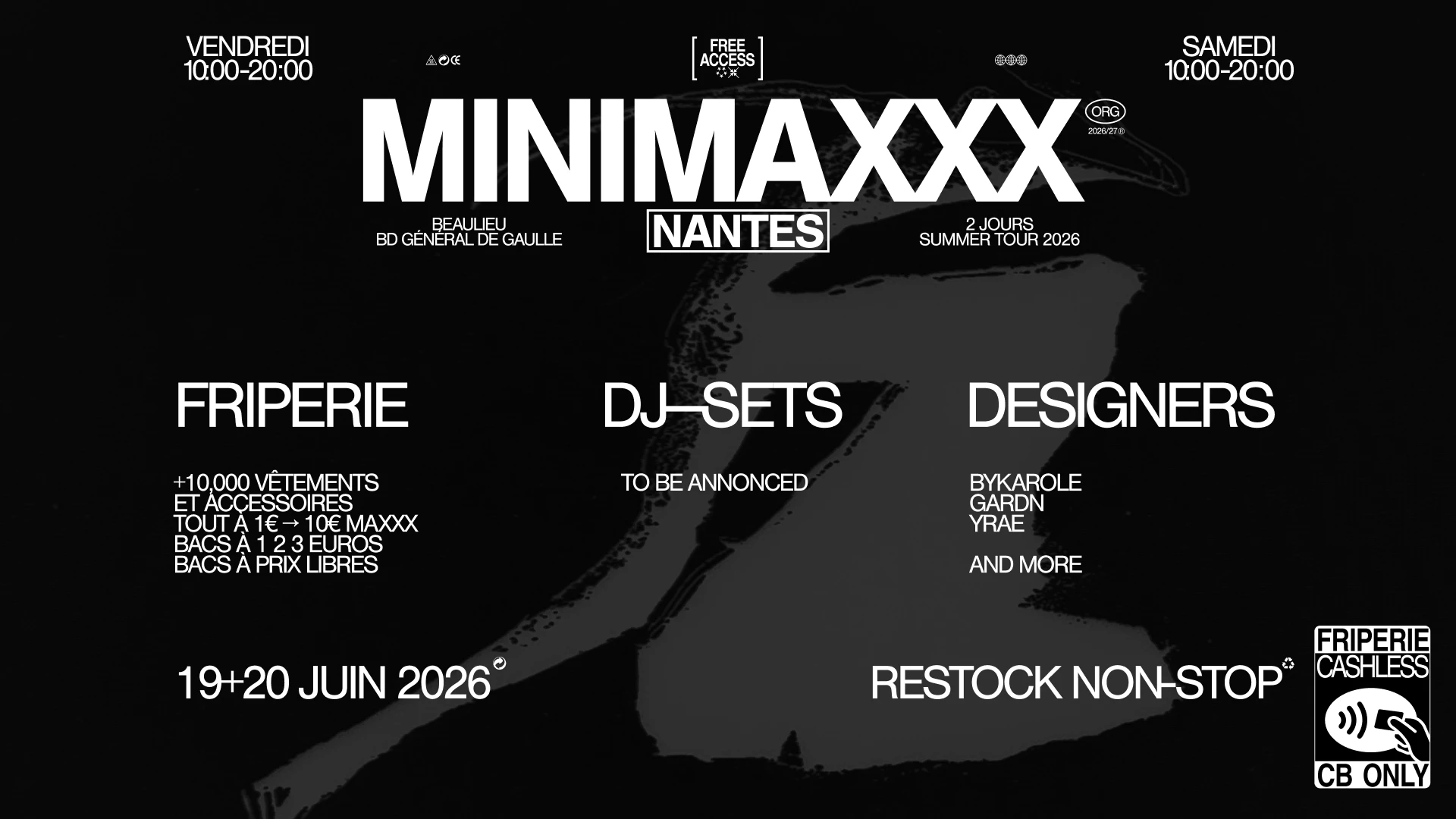 [Nantes] Friperie + Dj-Sets + Designers Cover