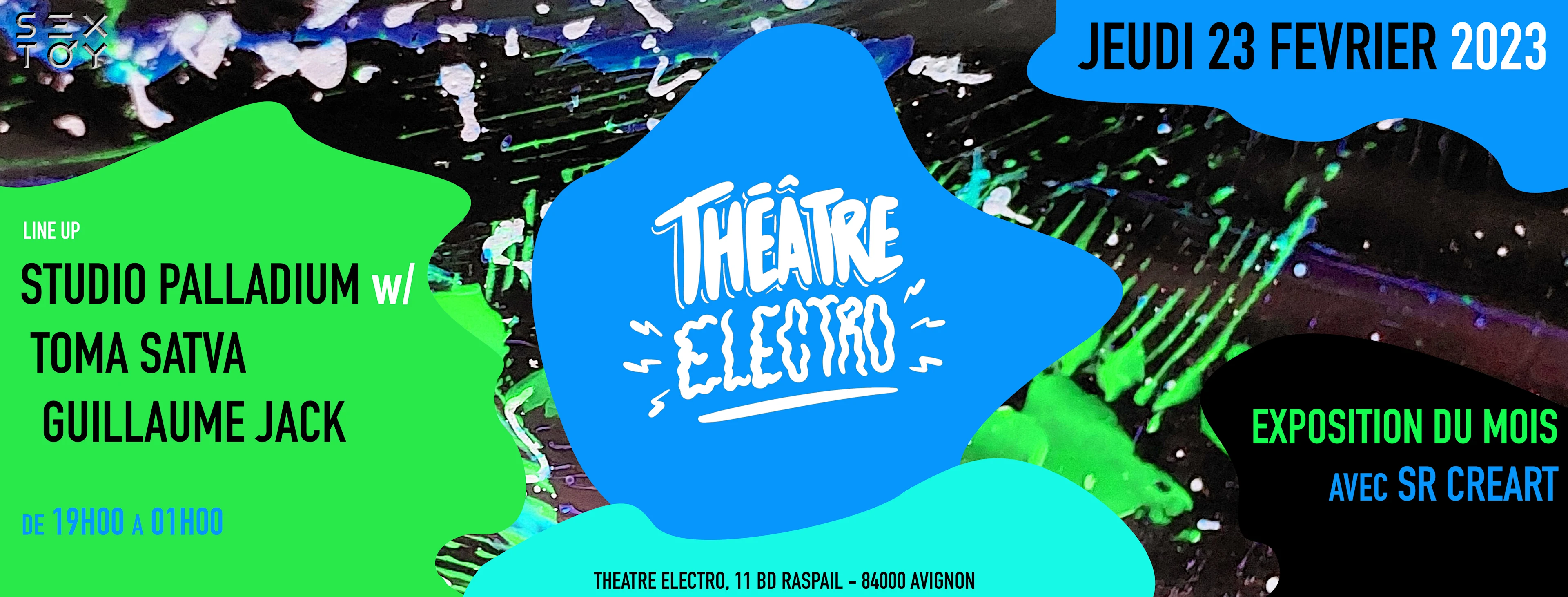 Théâtre Electro Acte XVIII  W Toma Satva + Guillaume Jack  Cover